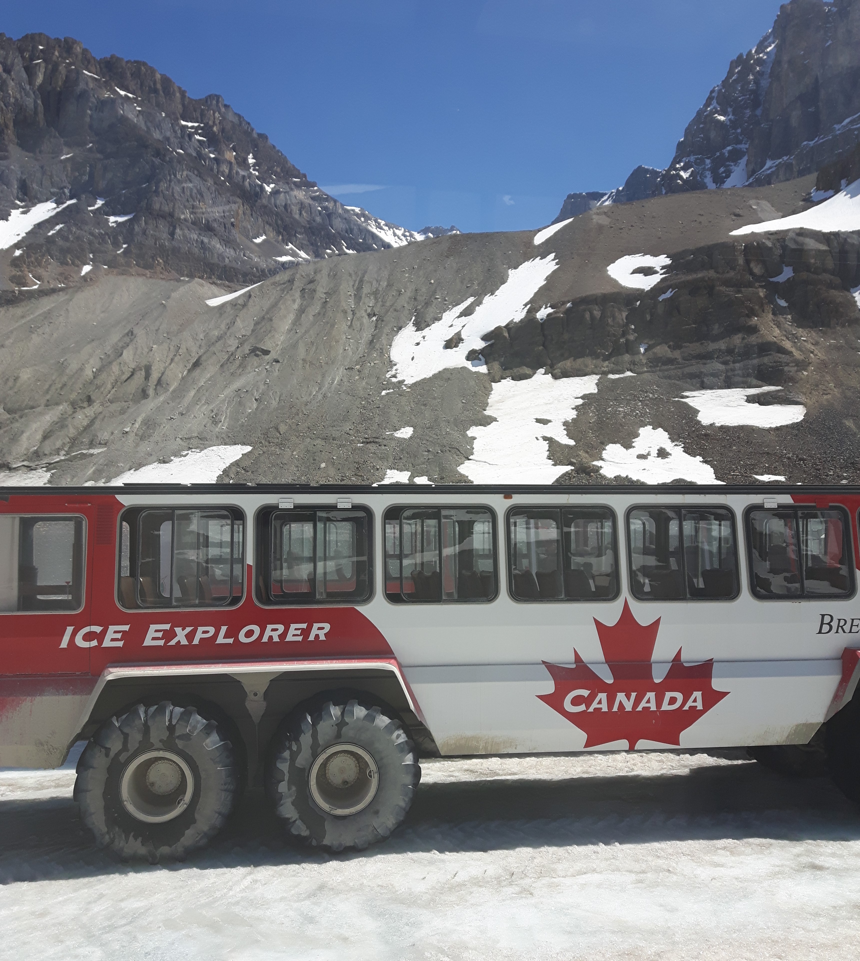 A road trip along Canada's Icefield Parkway is one of the most magnificent road trips in the world. It must include a stop at the Athabasca Glacier