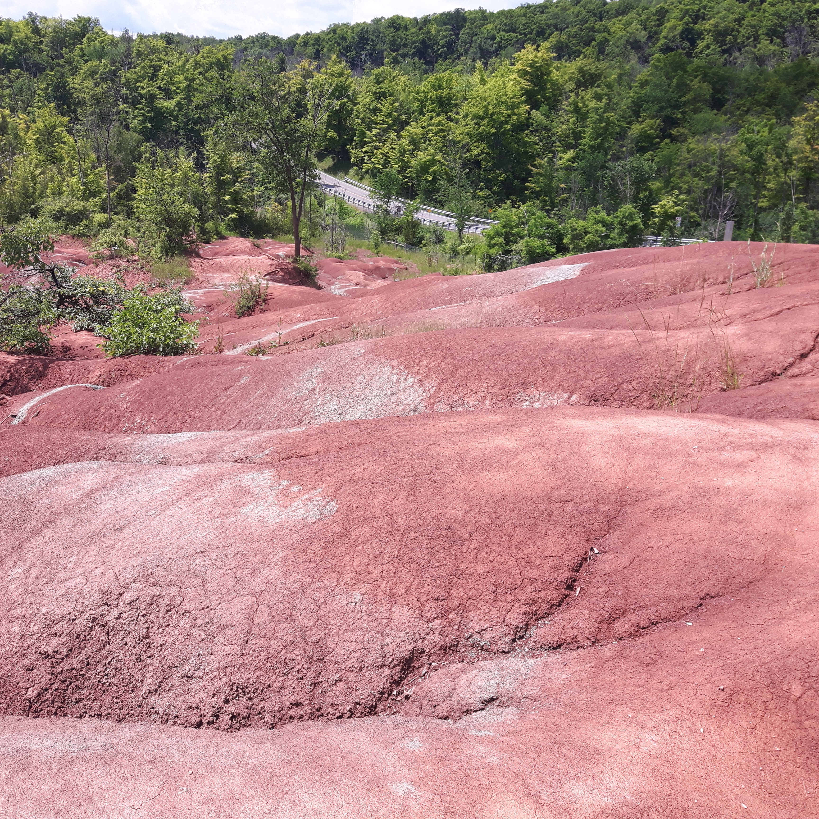 Cheltenham Badlands located in Caledon, Ontario is the only badland in Ontario