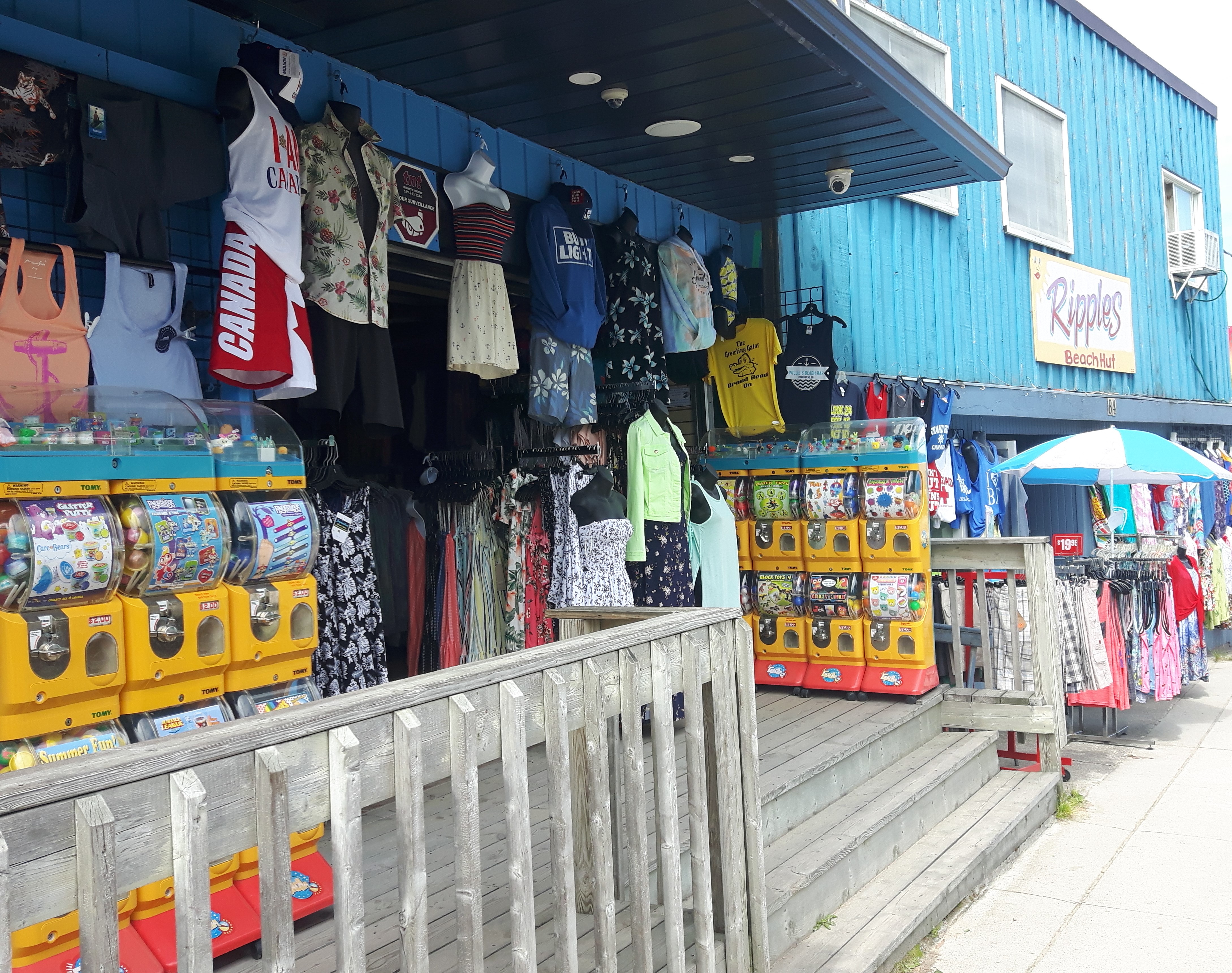 Grand Bend offers many shops for the younger generation, as well as shops to buy all of the beach toys you need for a day at the beach.