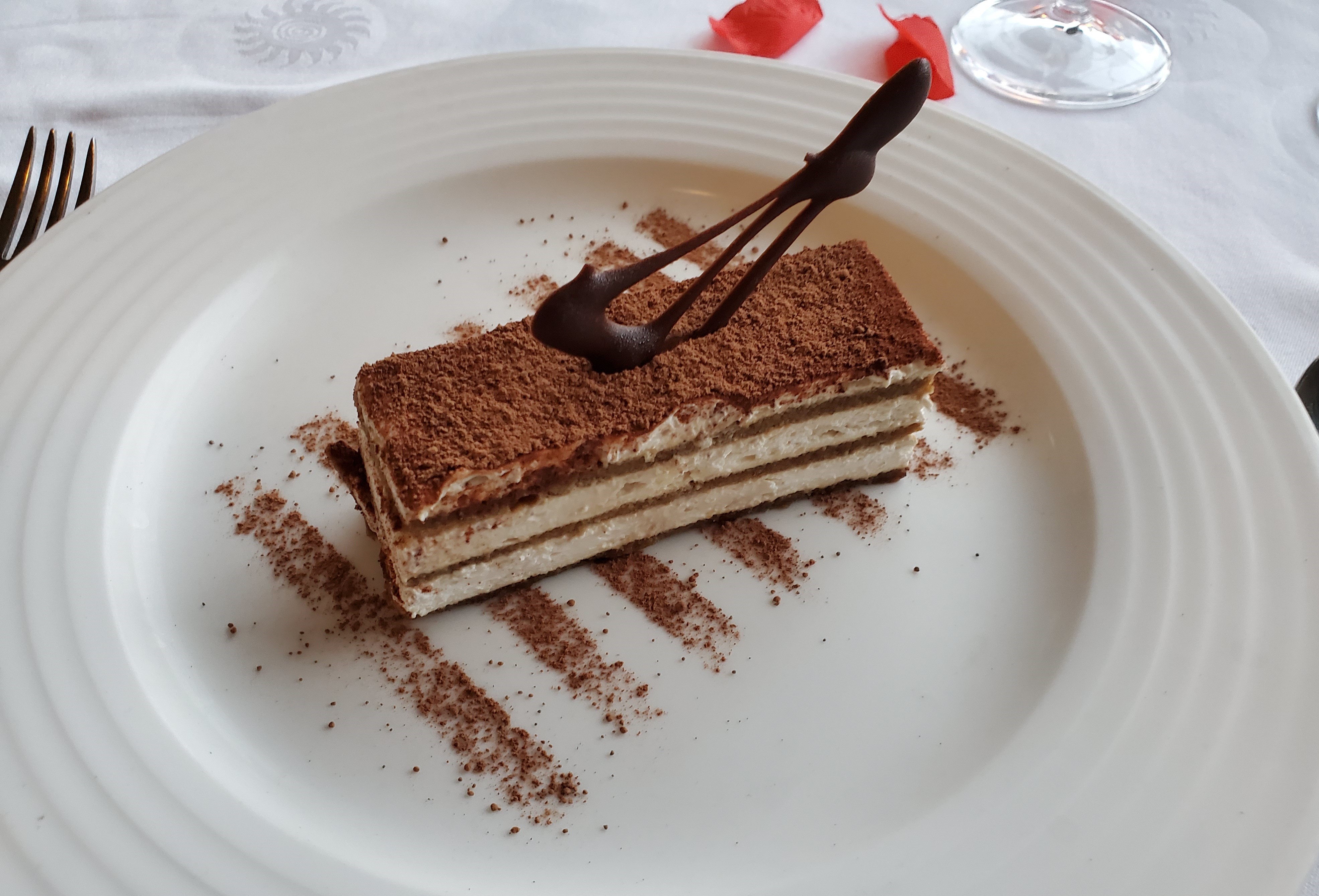 Choose from many Italian inspired desserts when dining at the Dolce Vita Restaurant over-looking Samana Bay in Samana Dominican Republic