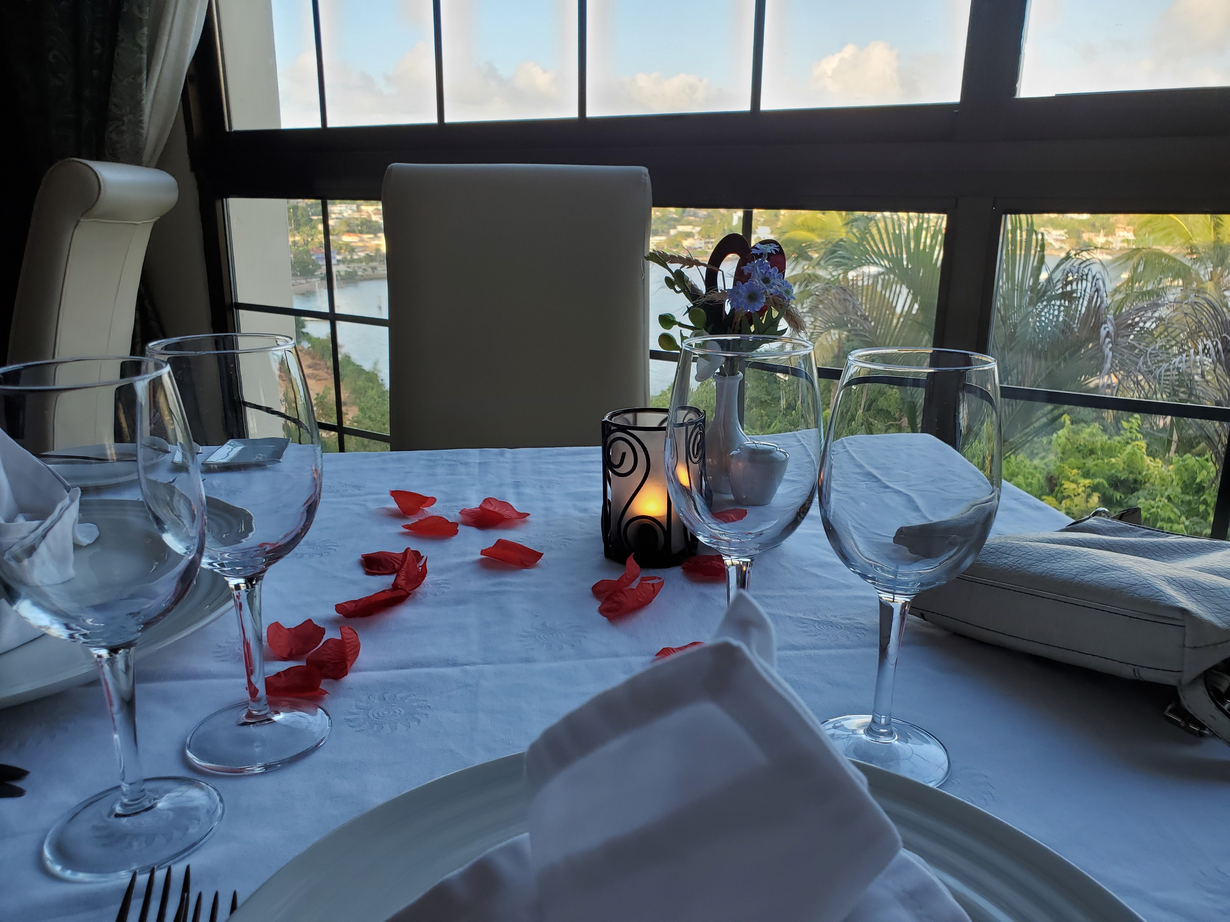 Enjoy your dinner at the Italian inspired Dolce Vita Restaurant over-looking Samana Bay