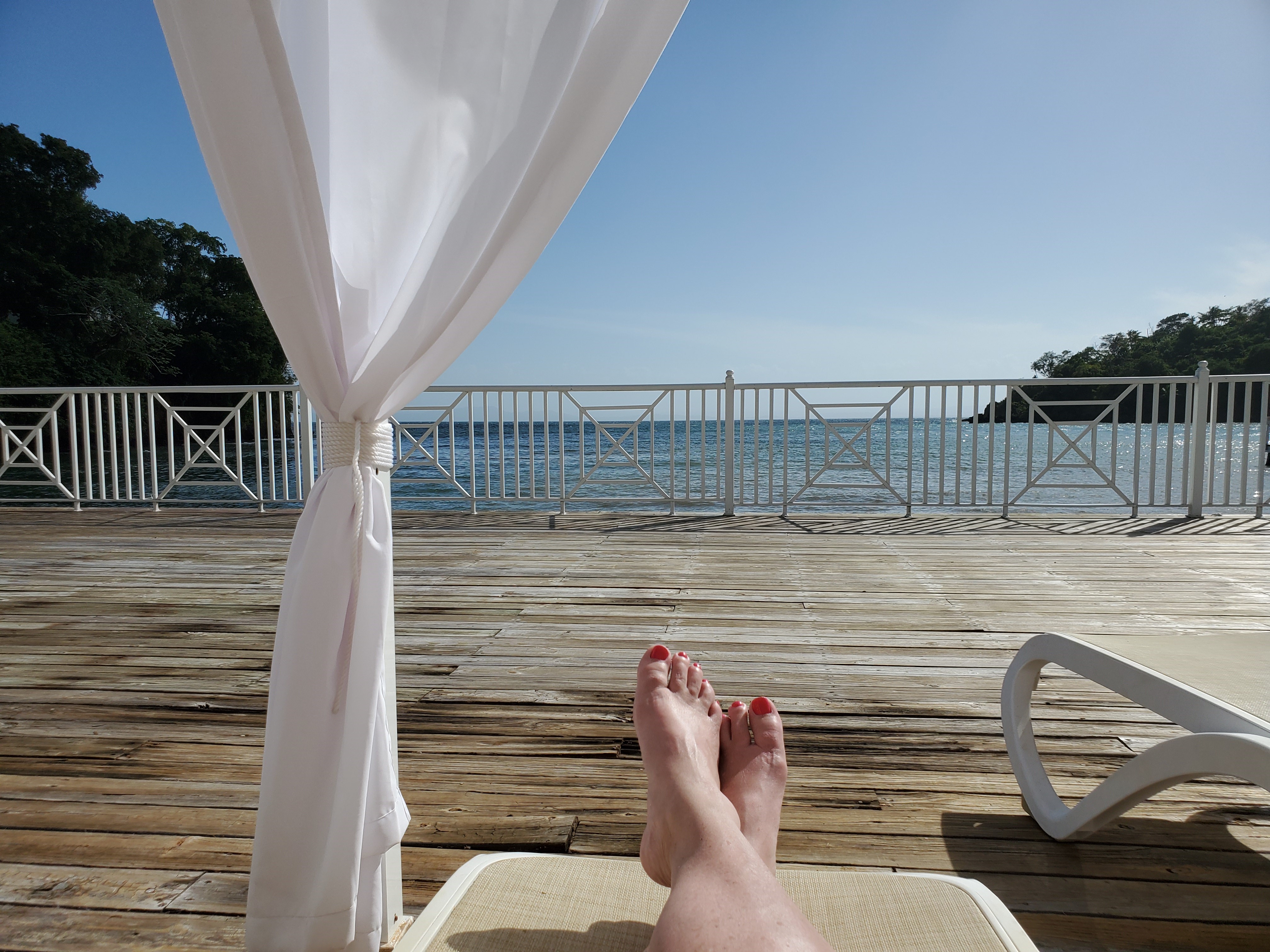 A relaxing pool day at the Bahia Principe Cayacoa Resort in Samana, Dominican Republic