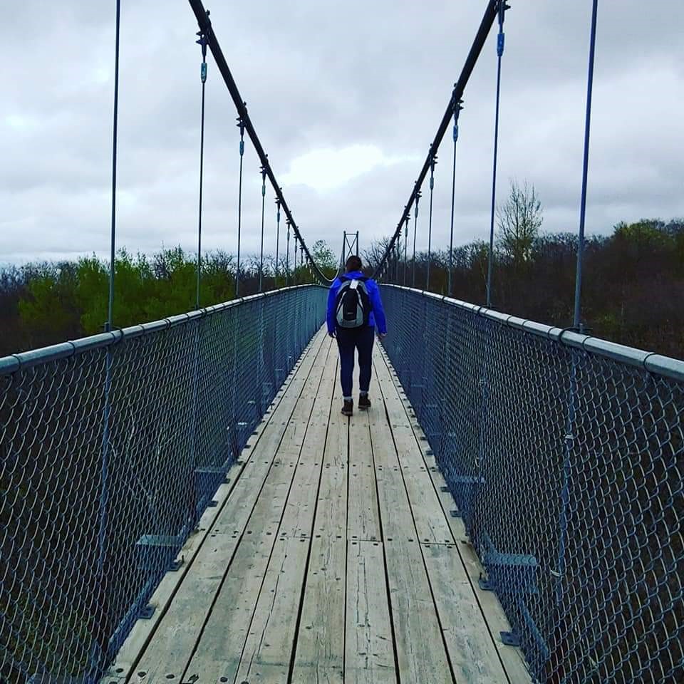 Visit Ontario's longest suspension bridge at the Scenic Caves in Collingwood