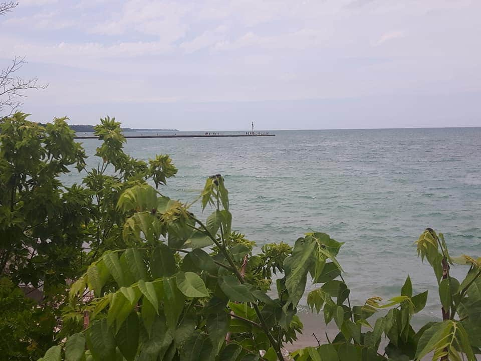 take and swim and enjoy the views of Lake Huron from Lover's Lane, in the Town of Kincardine, Ontario