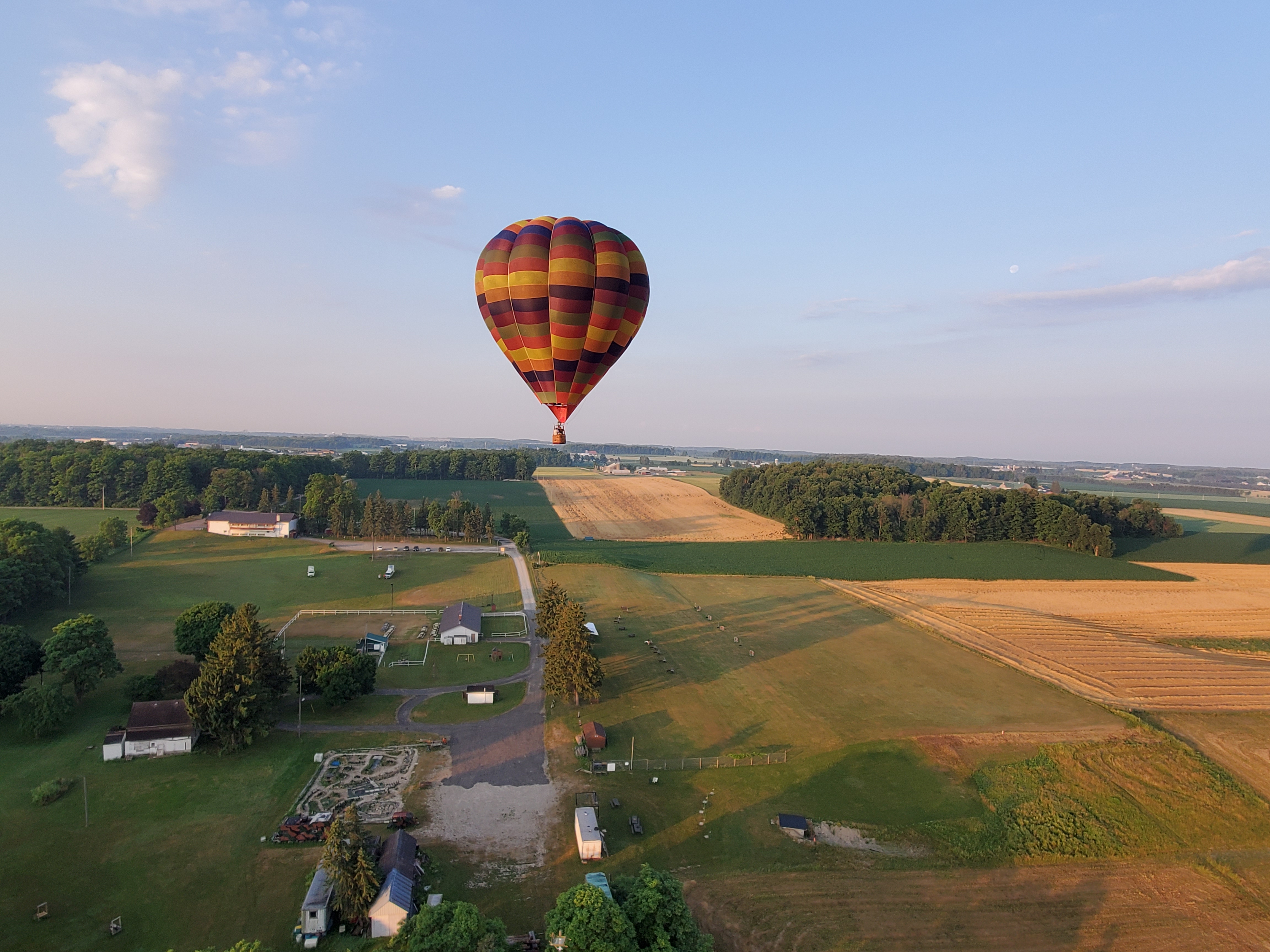 Thrill seekers will want to reserve a spot on a hot air balloon ride when visiting the city of Kitchener