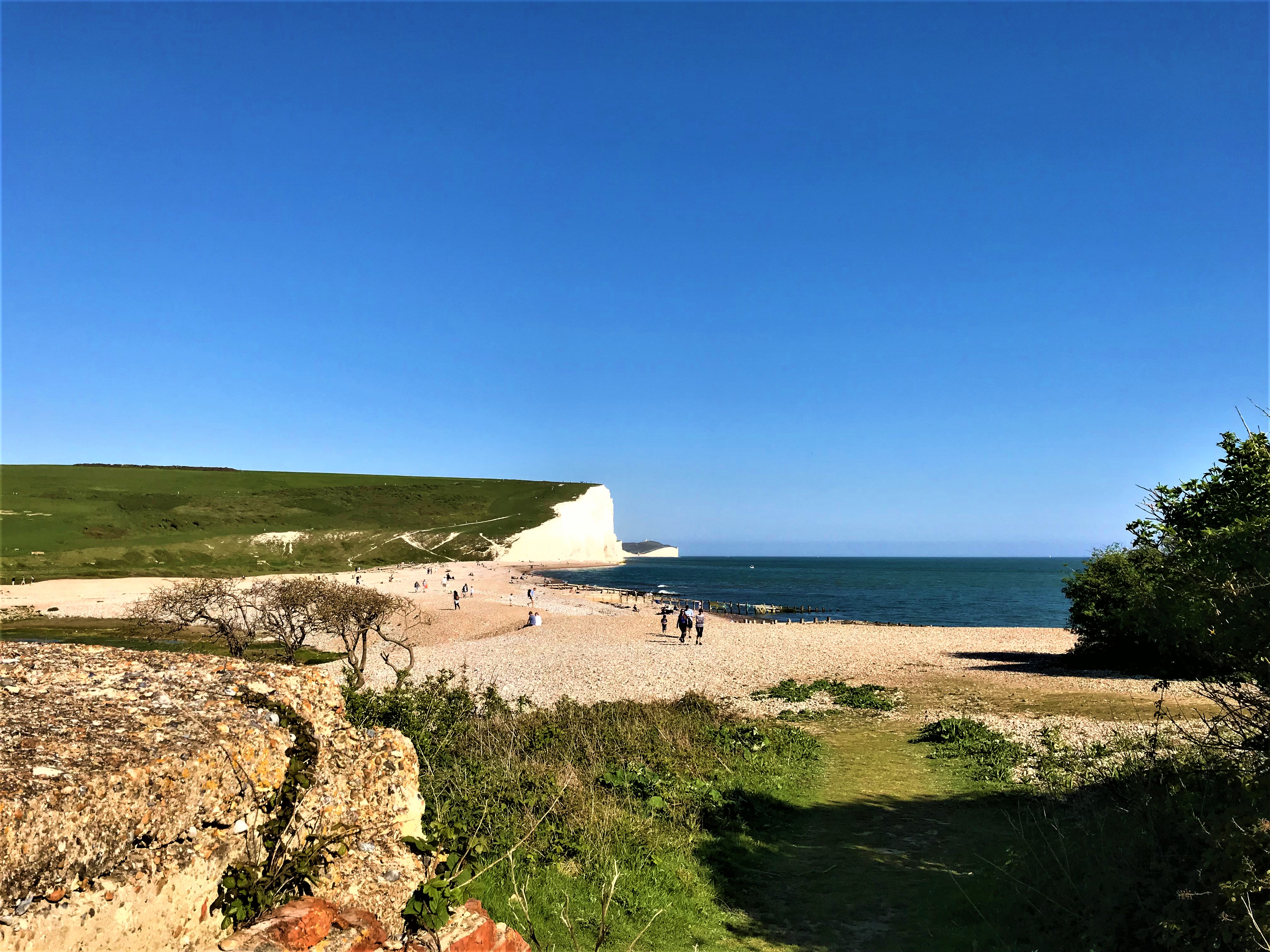 Hike the Seven Sisters and take in the stunning views when visiting East Sussex in the United Kingdom