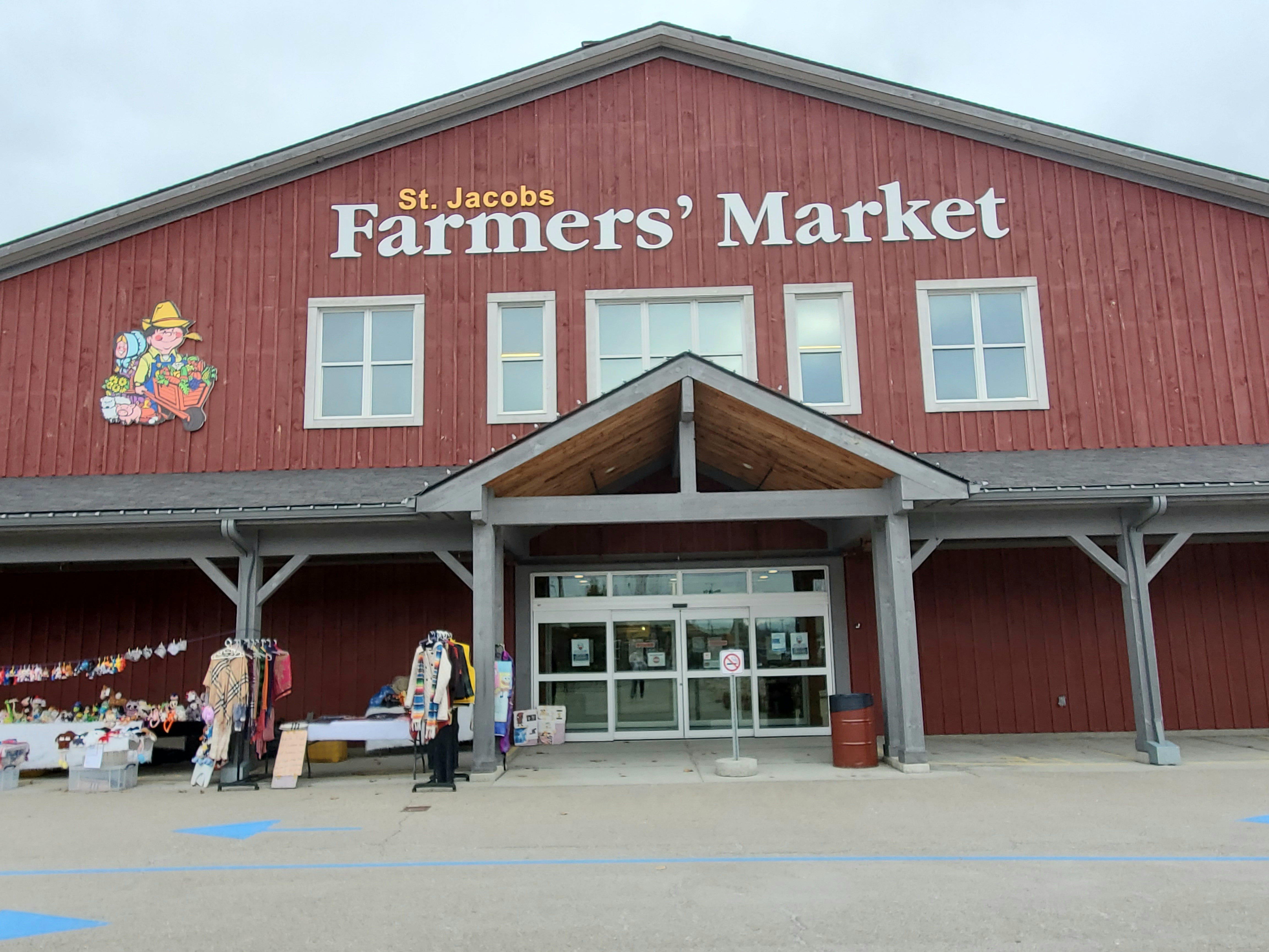 St. Jacob's Farmers Market is the largest market in Canada, housing over 250 vendors