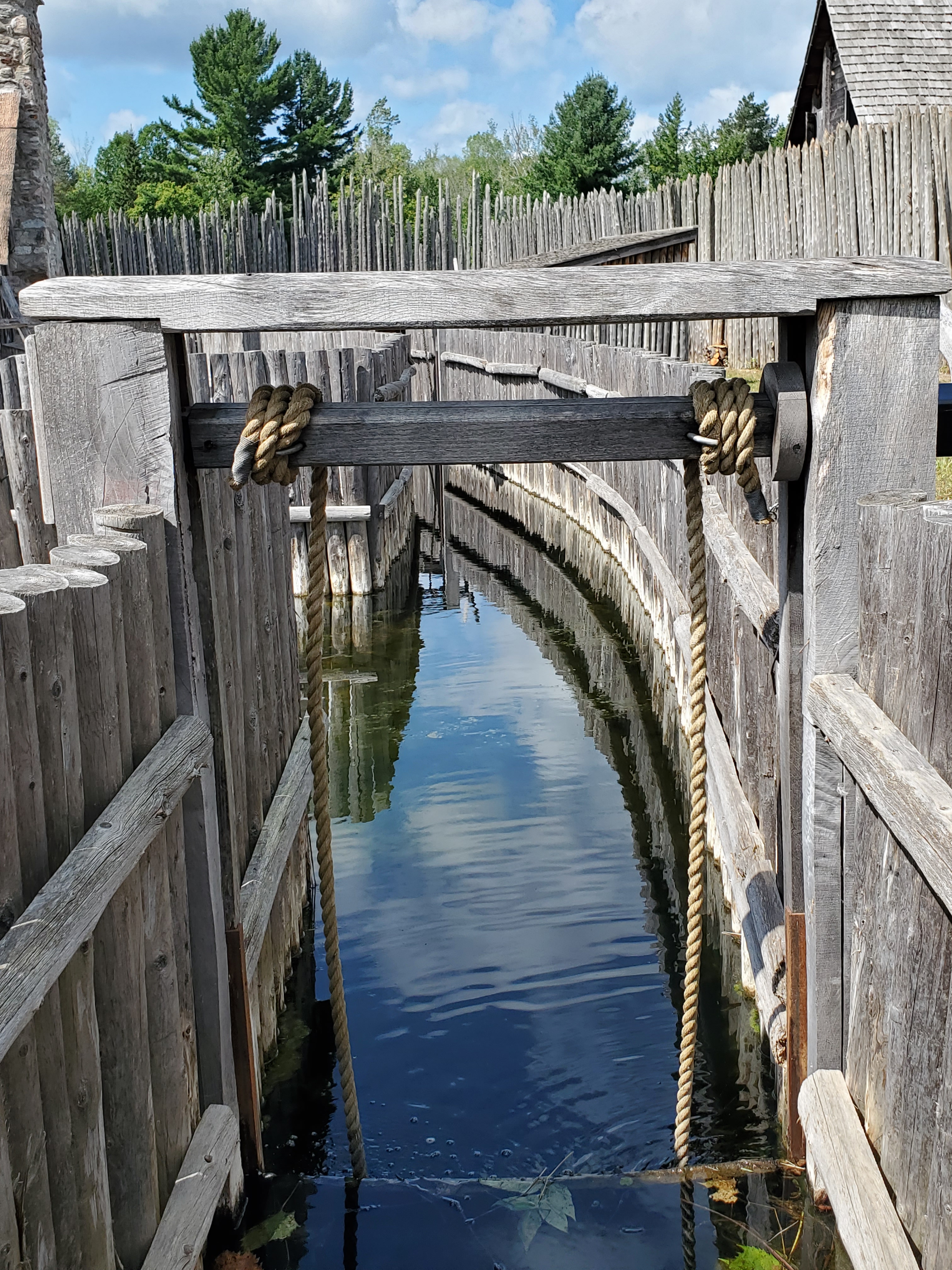 Canoes were though to access Saint-Marie Among the Hurons so they would be detected