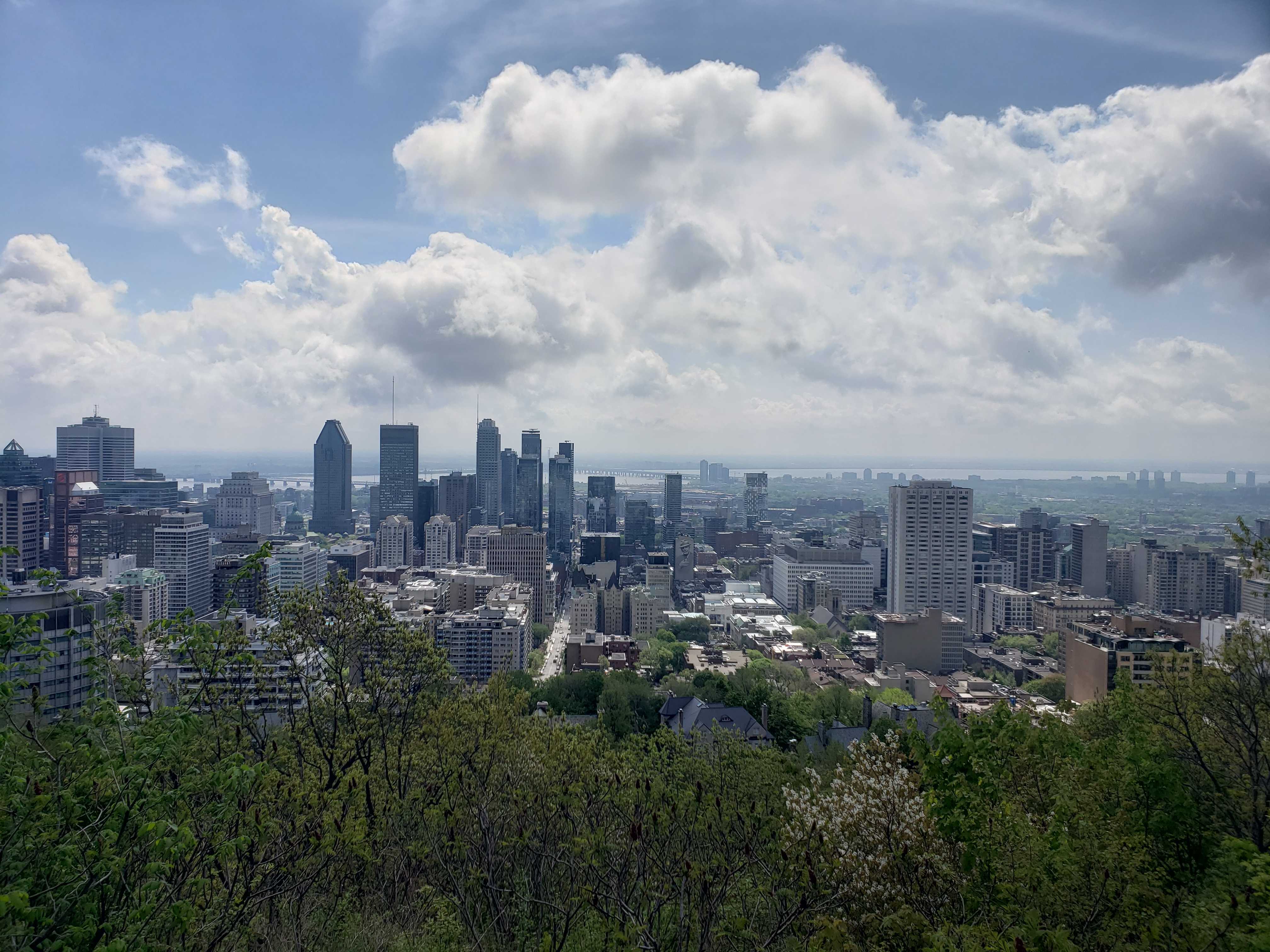 Climb high above the City of Montreal to enjoy the city's skyline