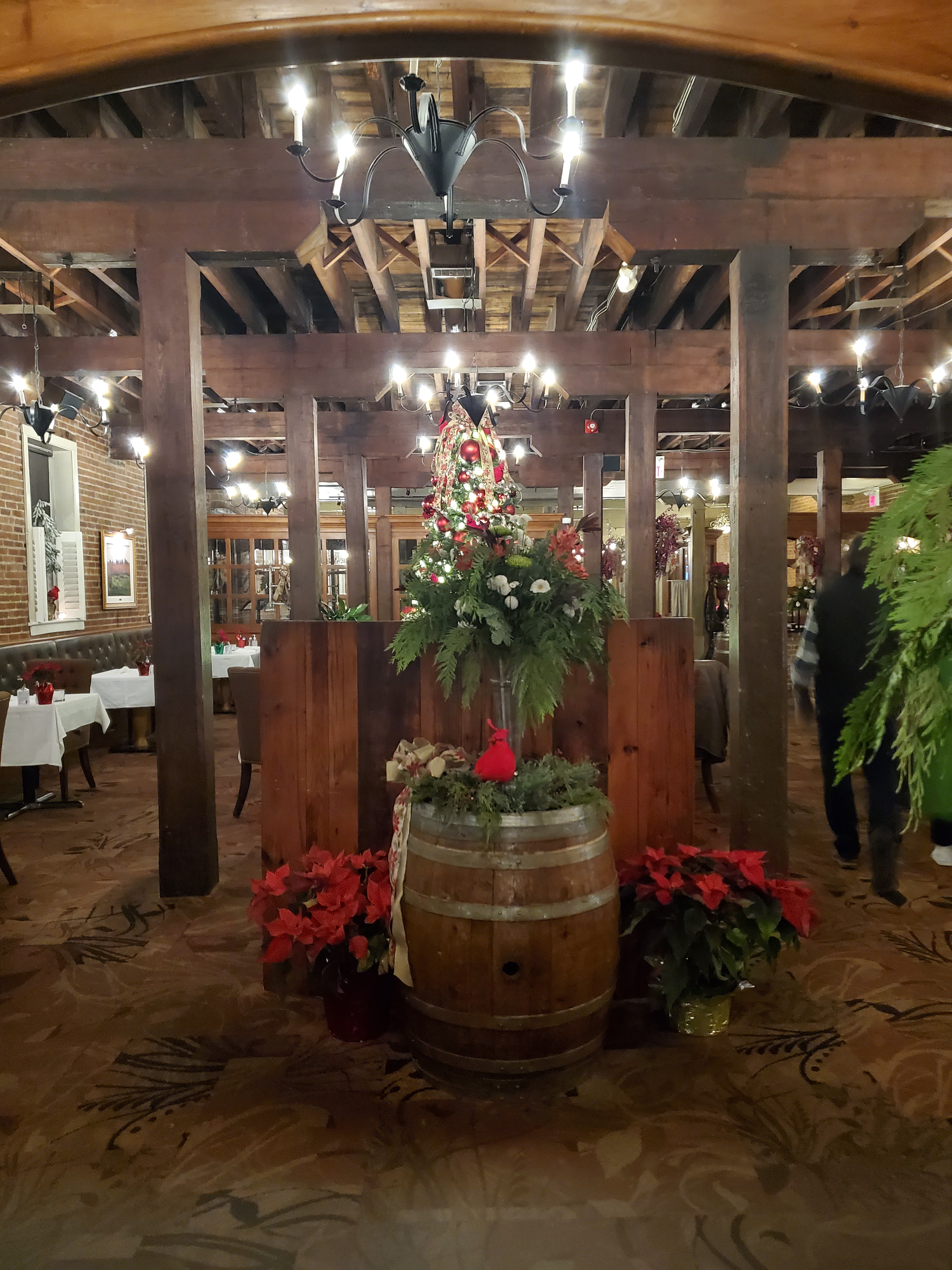 The dining rooms offer a very welcoming atmosphere