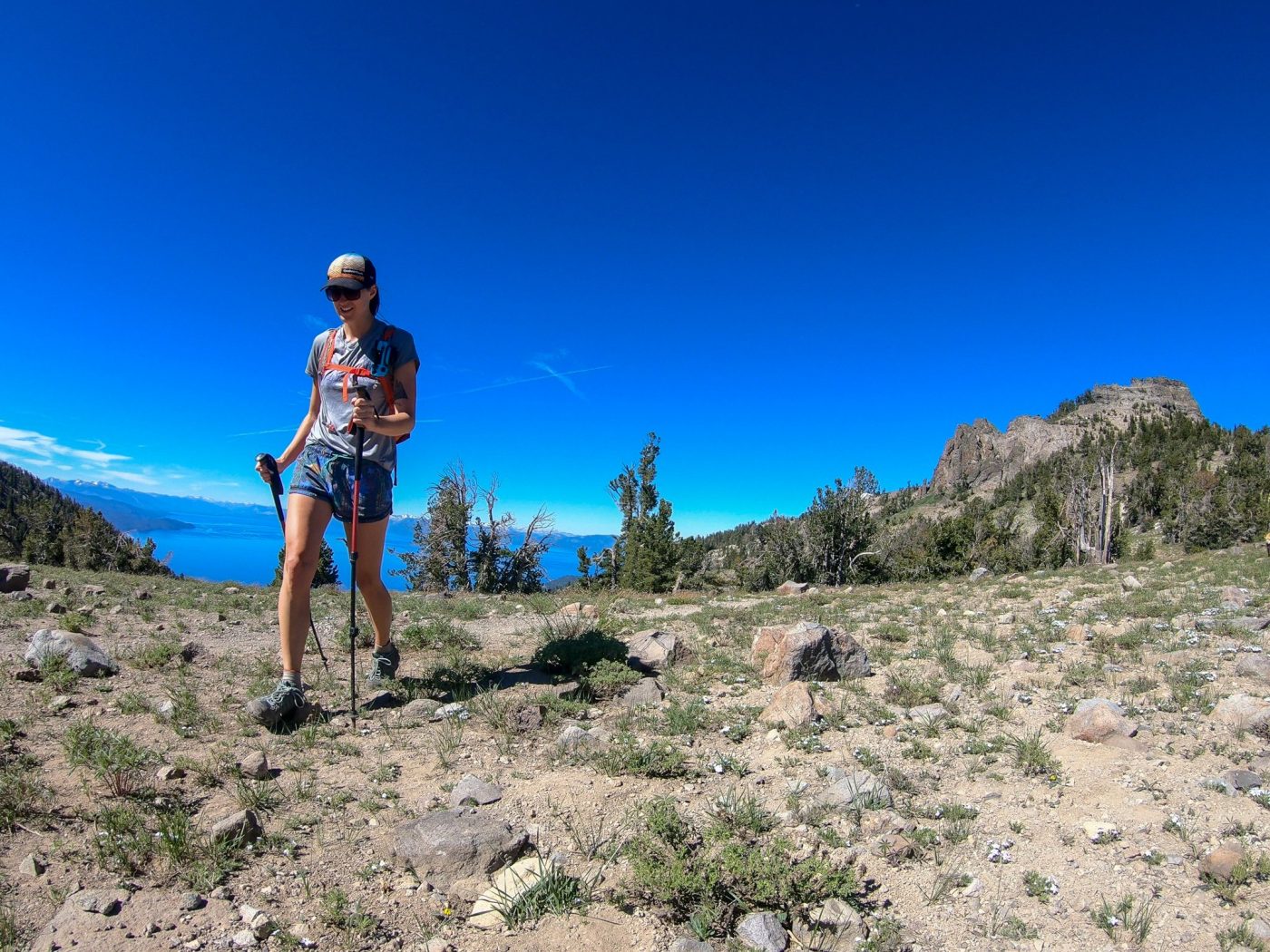 Hiking one of the many trails at Lake Tahoe is just one of the many activities at Lake Tahoe