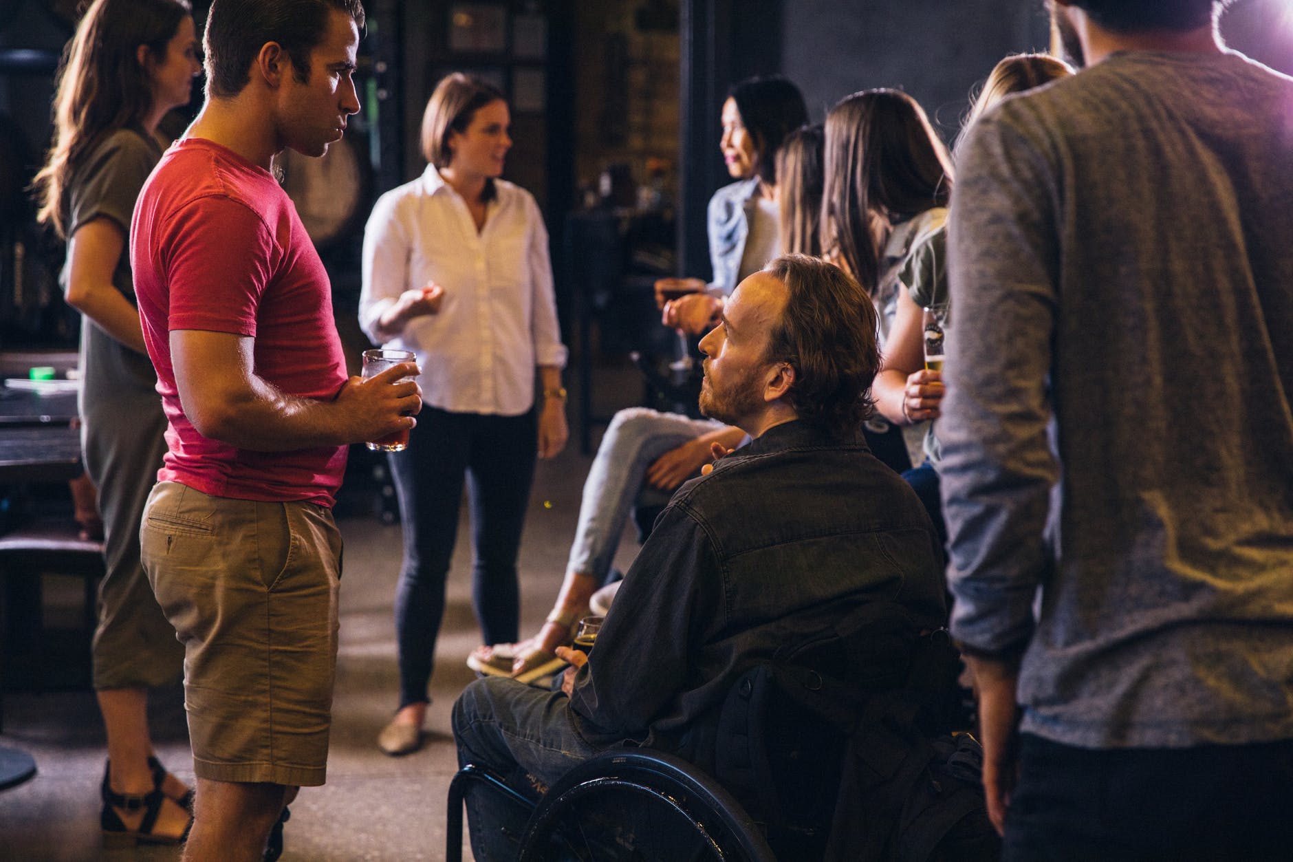 Contact a tour group for a guided tour specializing in disabilities when you are travelling alone