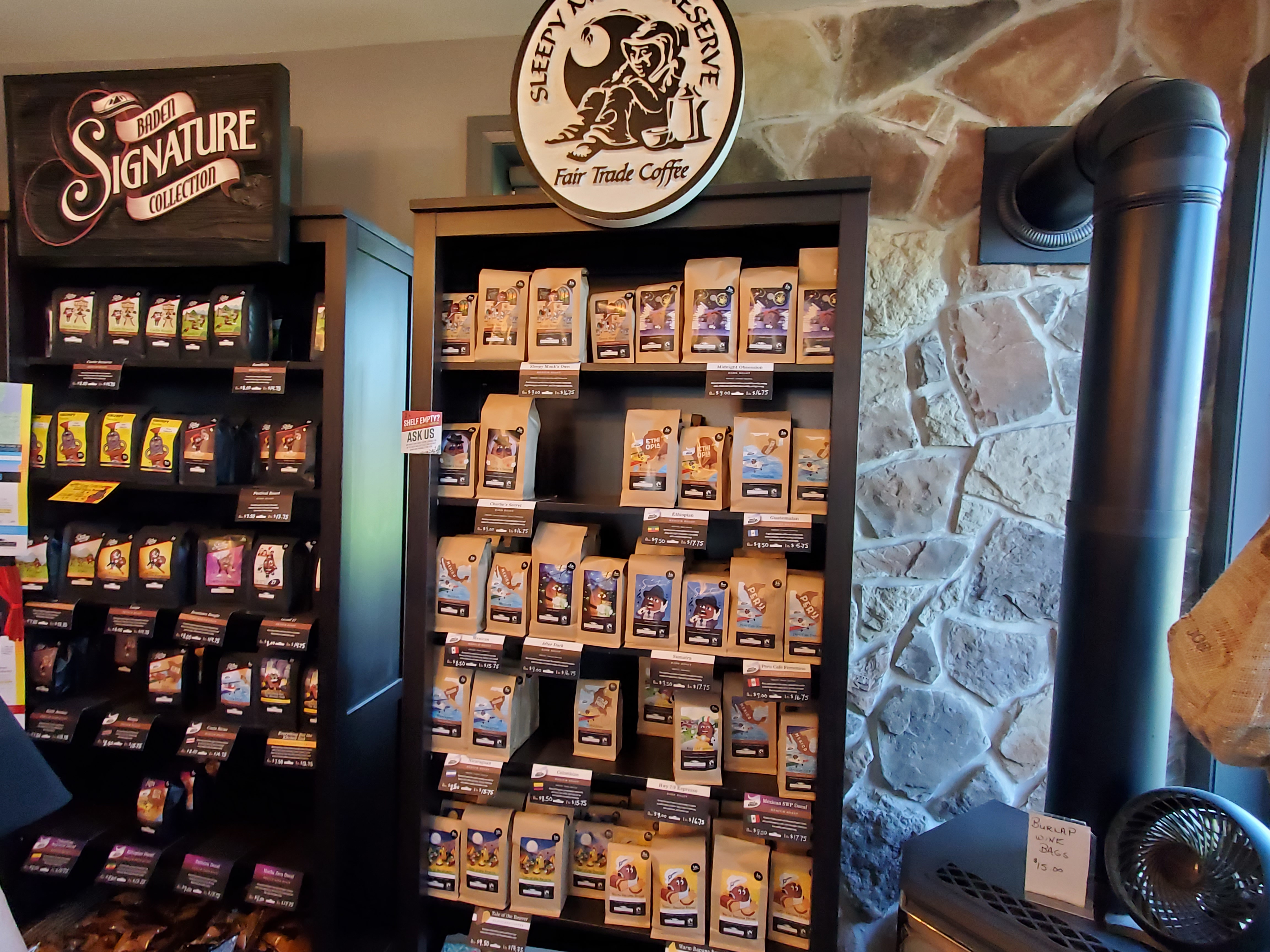 Baden Coffee Company has the best freshly ground coffee , supplying over 3,000 Ontario businesses and is a stop on the small town charm trail.