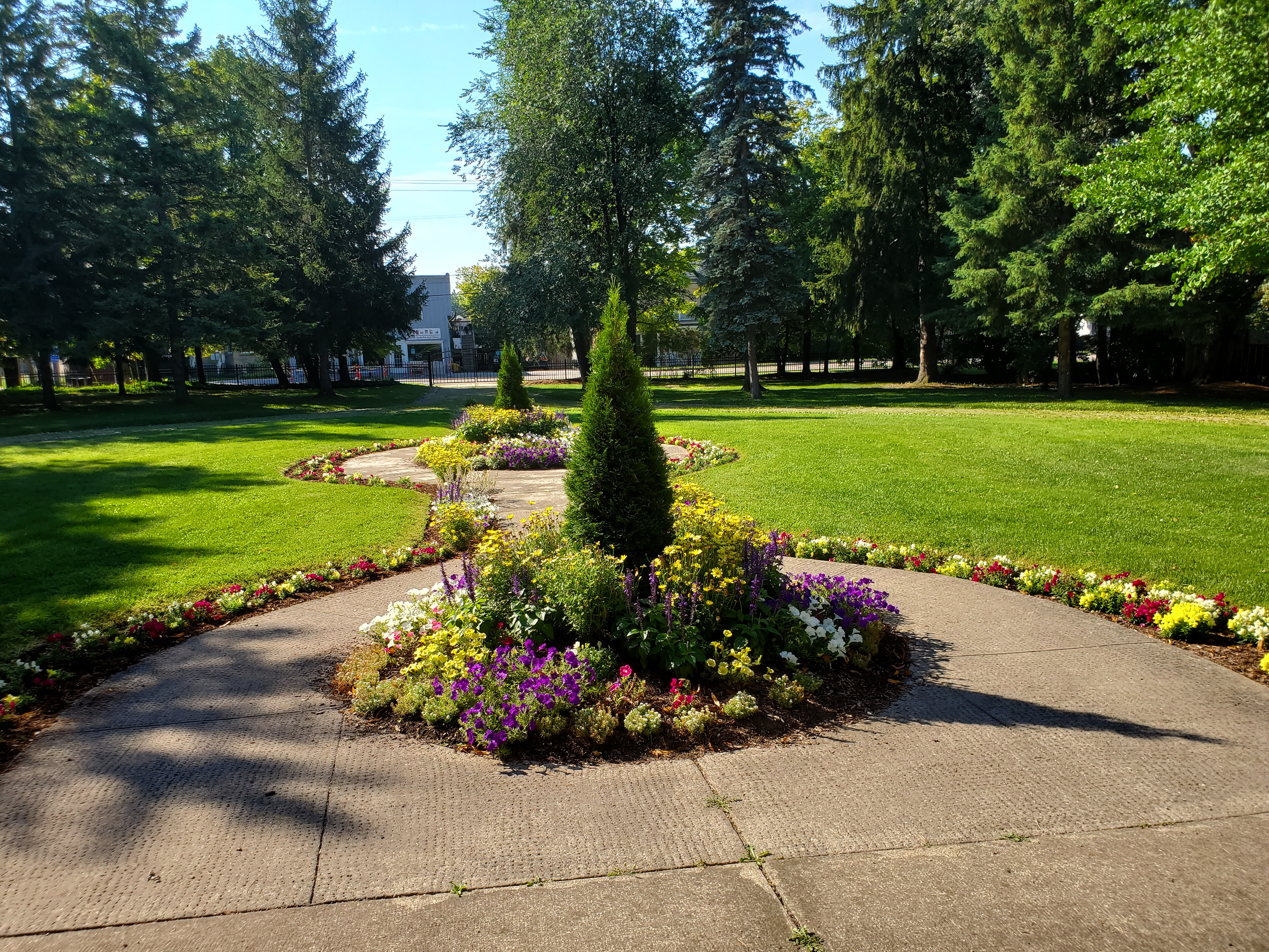 The beautiful grounds of Kilbride Castle in New Hamburg, Ontario