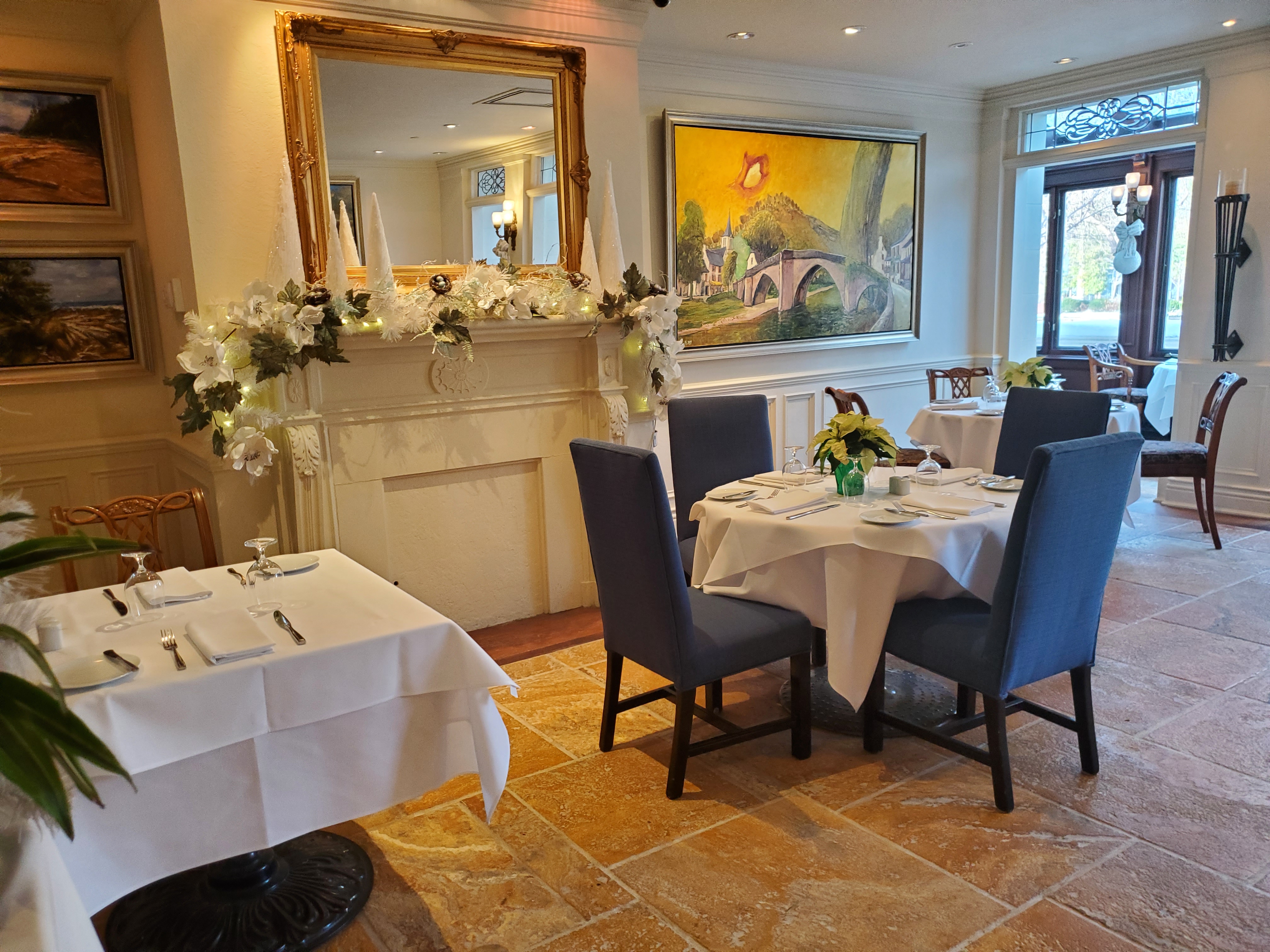 Crisp white linens, silver utensils and fine bone chine adorned the tables, creating the ultimate setting for a High Tea experience