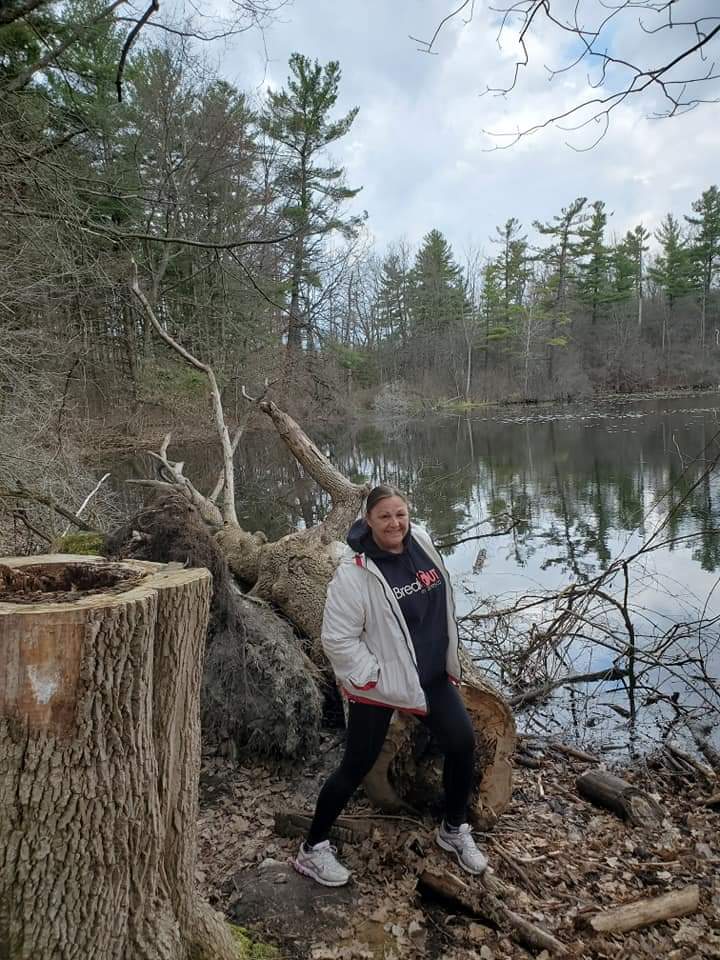 The trails at Dryden Tract are swampy and muddy during Spring