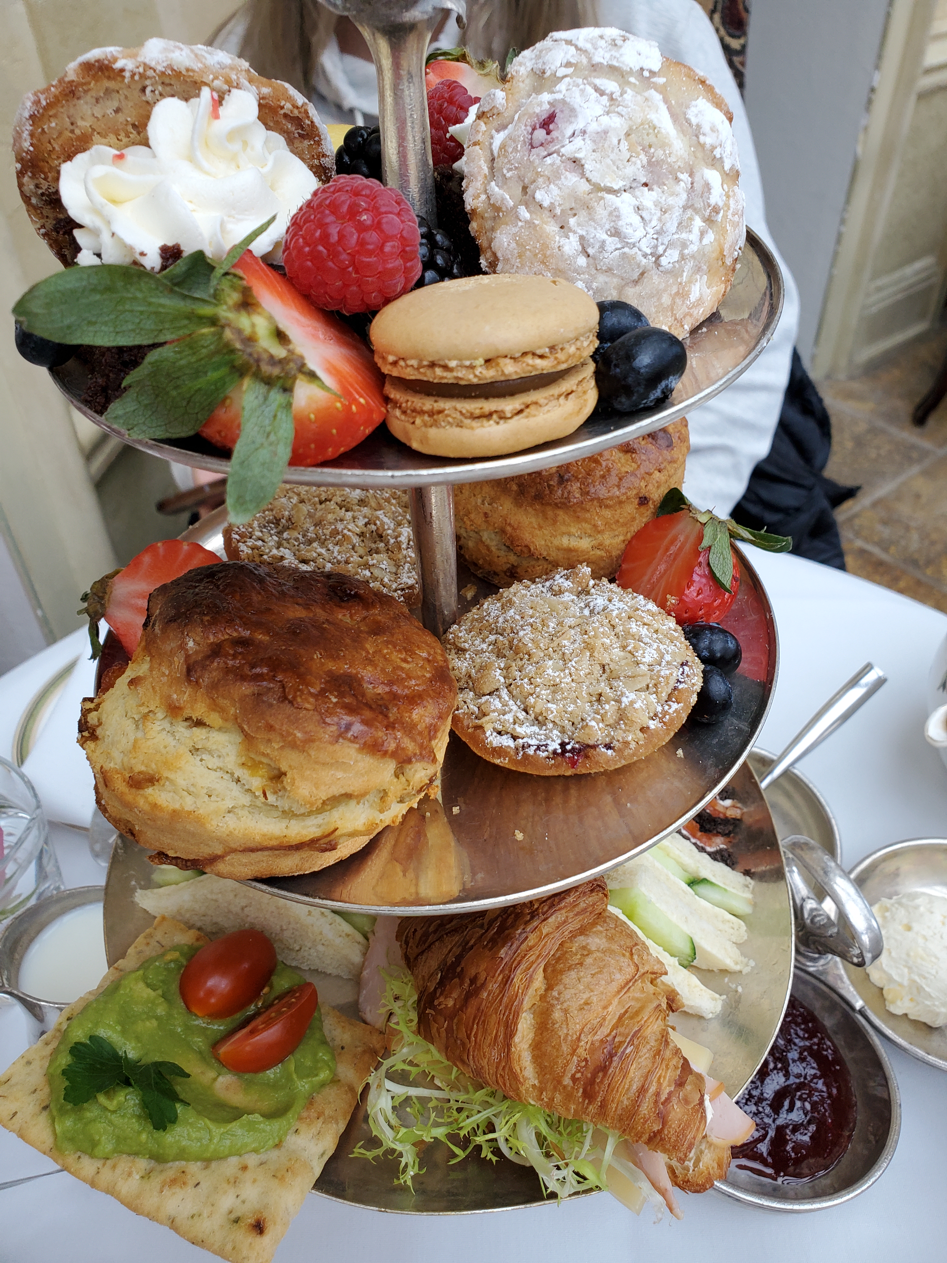 When attending High Tea at the Prince of Wales in NOTL, you can expect the traditional 3 tier tray filled with dainty sandwiches and freshly baked pastries