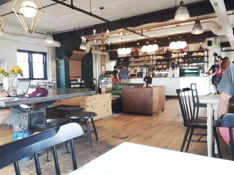 The large, bright and airy atmospherd found at the Tiger Coffee Roasters, provide the ideal work environment while enjoying a cup of coffee