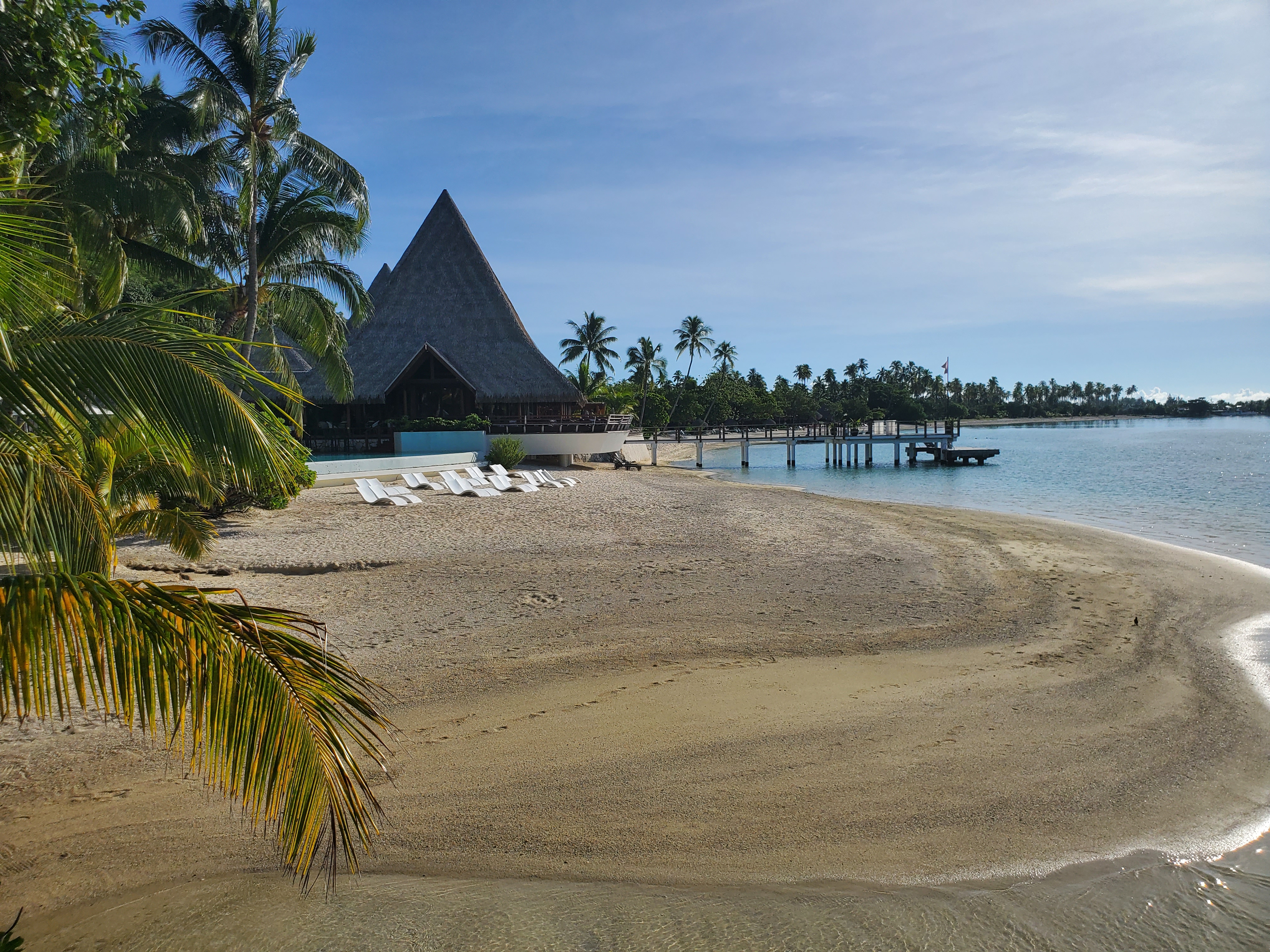 Relax and enjoy the sun and surrounding view on the beach while visiting Sofitel Kia Ora Moorea Beach Resort