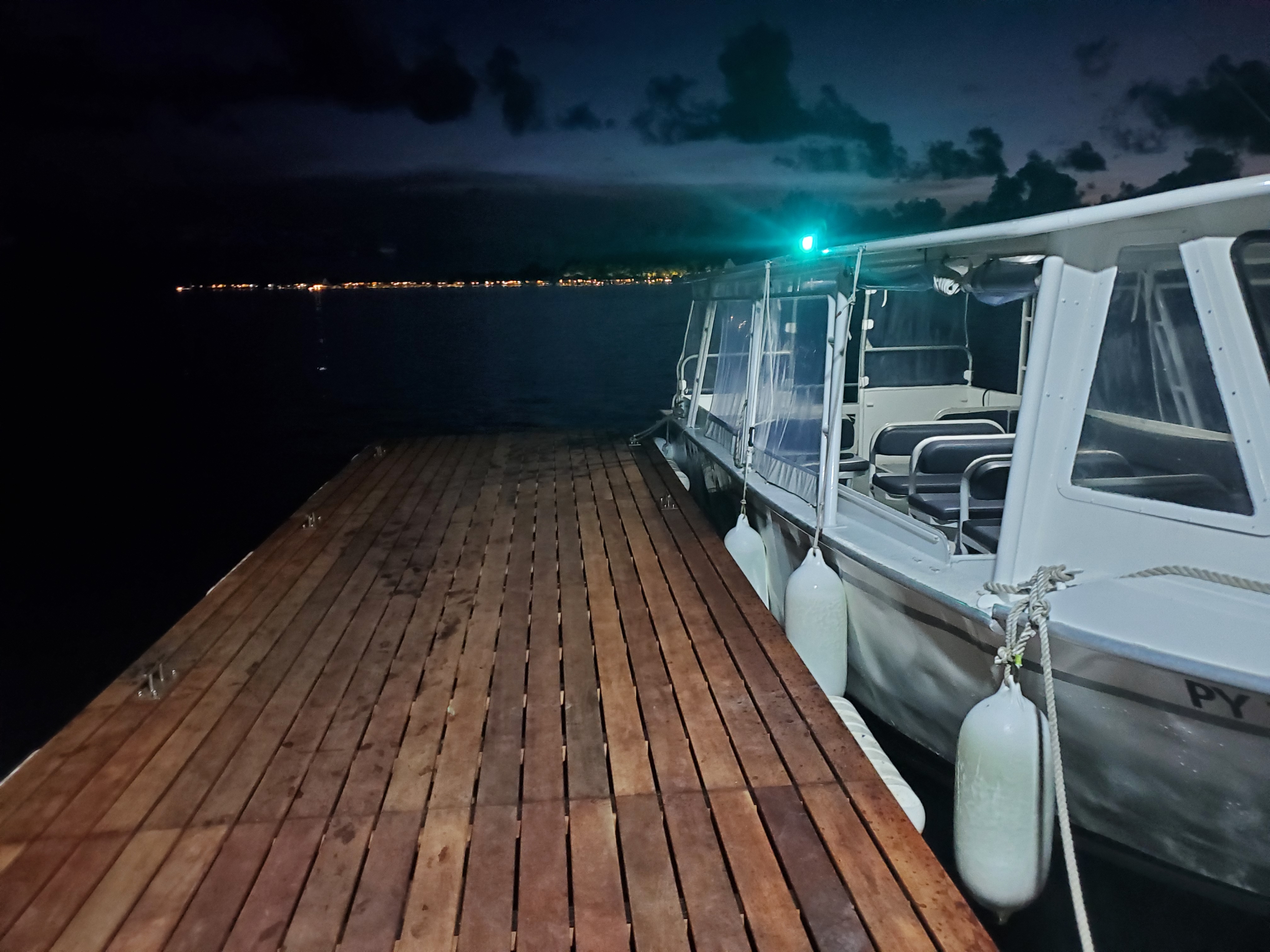 The only way to get to the Le Bora Bora By Pearl Resort is by boat, which typically runs every half hour throughout the day and evening