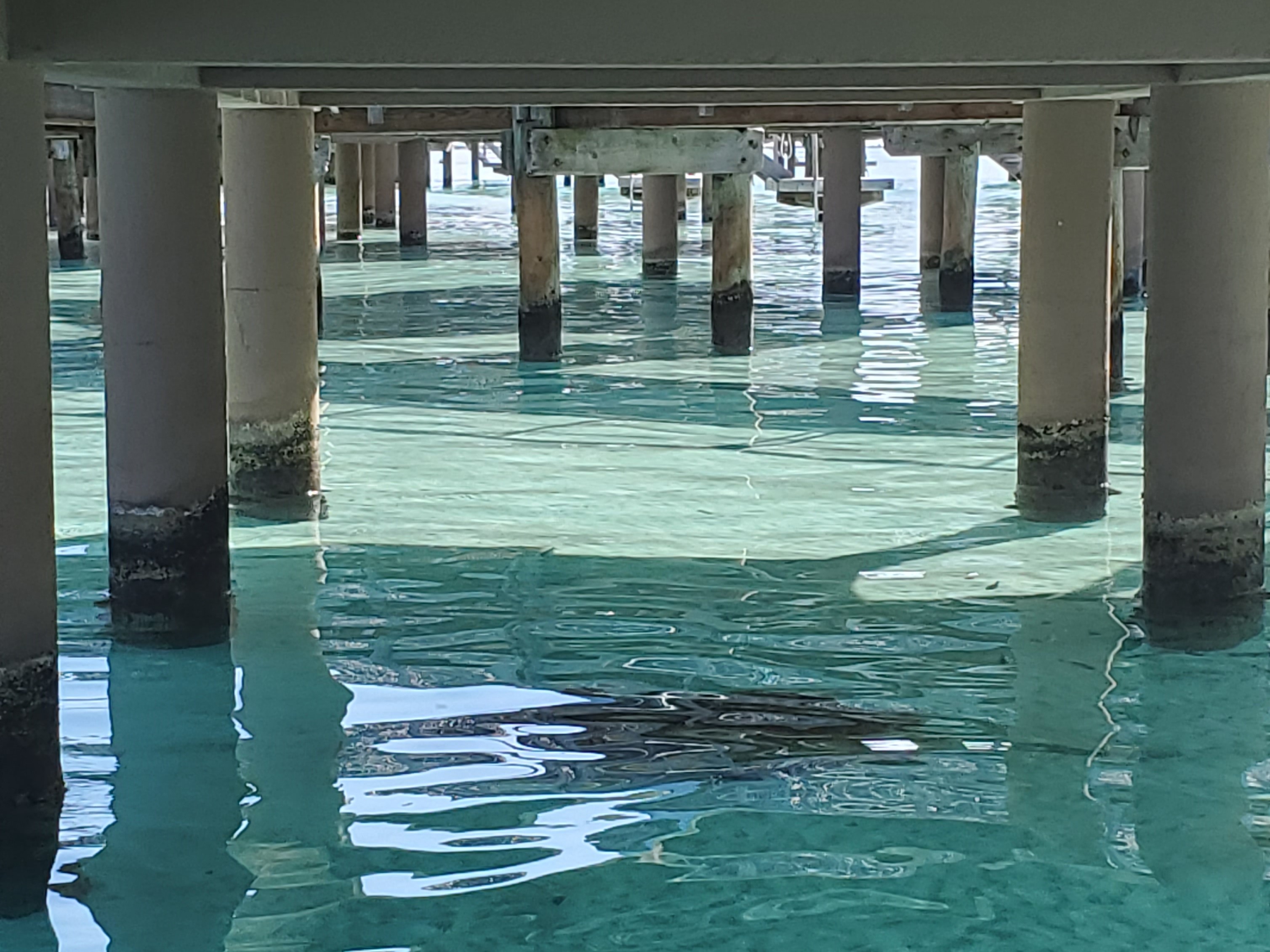 Snorkel directly from your over the water bungalow at Le Bora Bora By Pearl Resorts