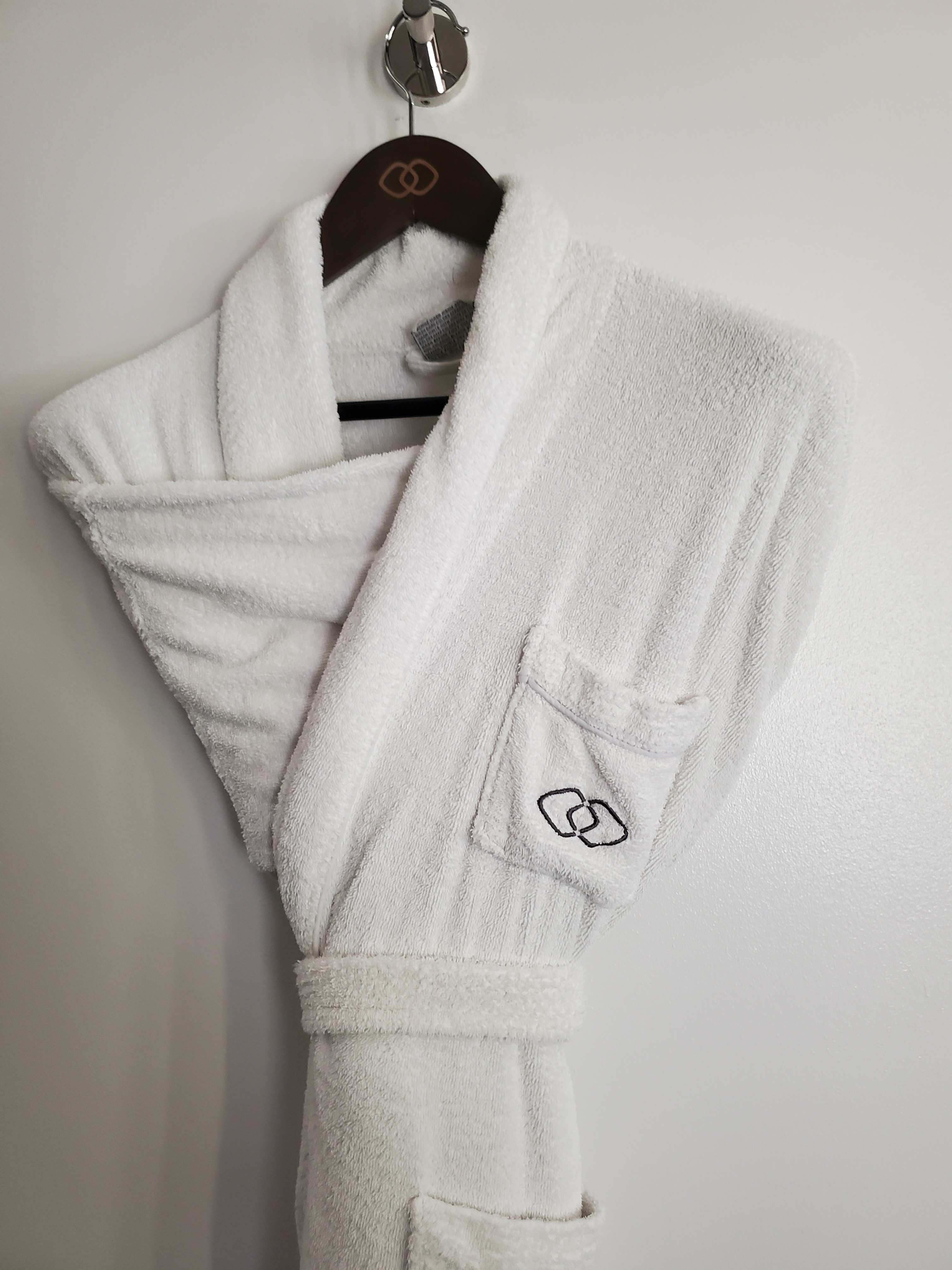 Each bungalow has 2 robes available for lounging and enjoying the sunrise or sunset