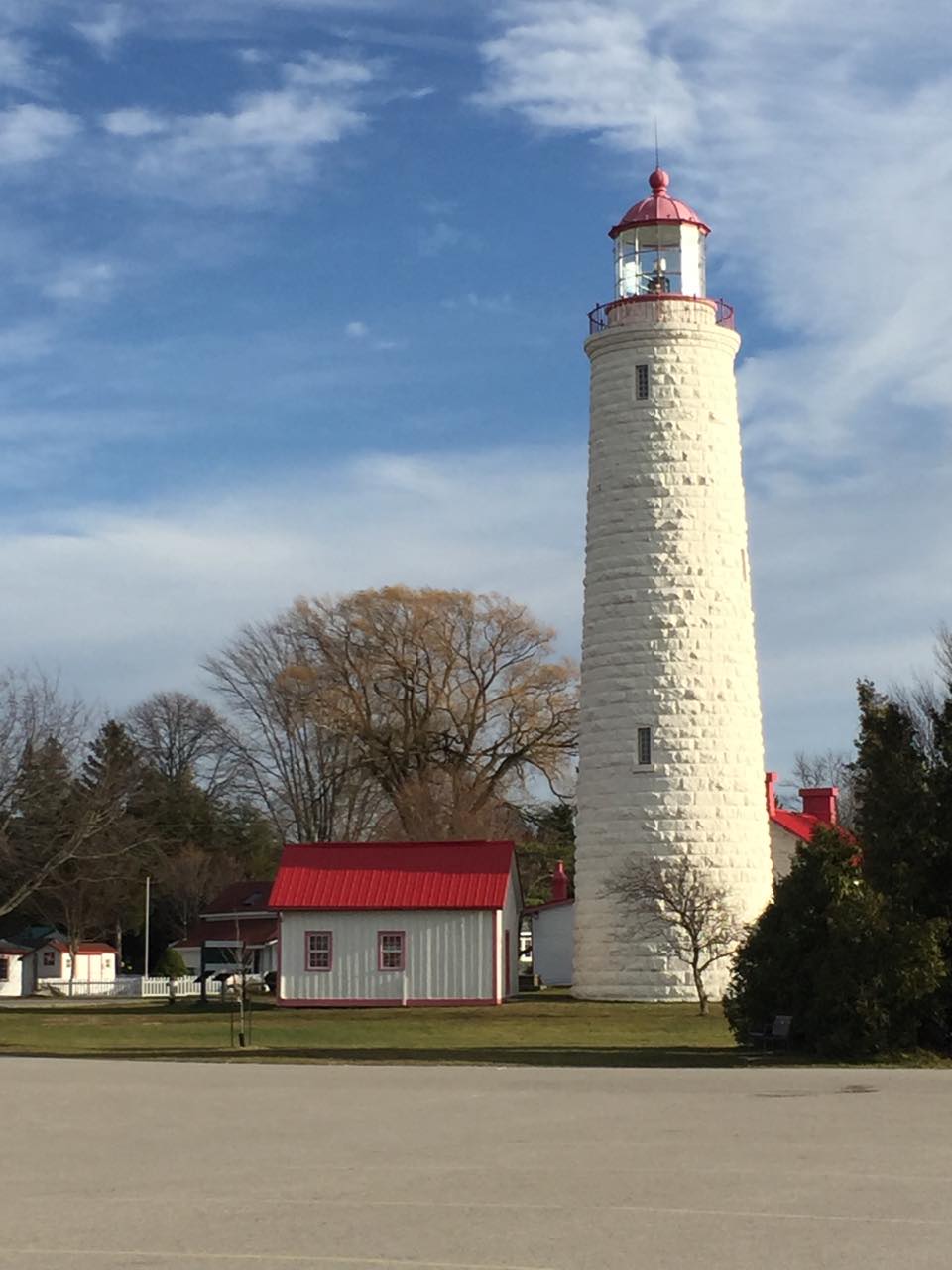 The light.house in Point Clarke is one of the first towers in Canada to use a new type of construction technique known as the "screwpile"