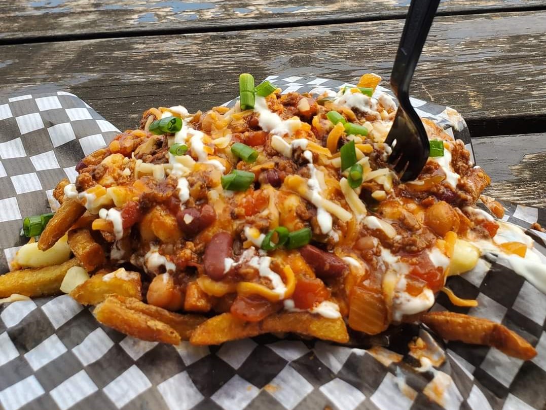 When visiting Owen Sound, grab a chili-cheese poutine from one of the food tructs that are scattered along the shoreline