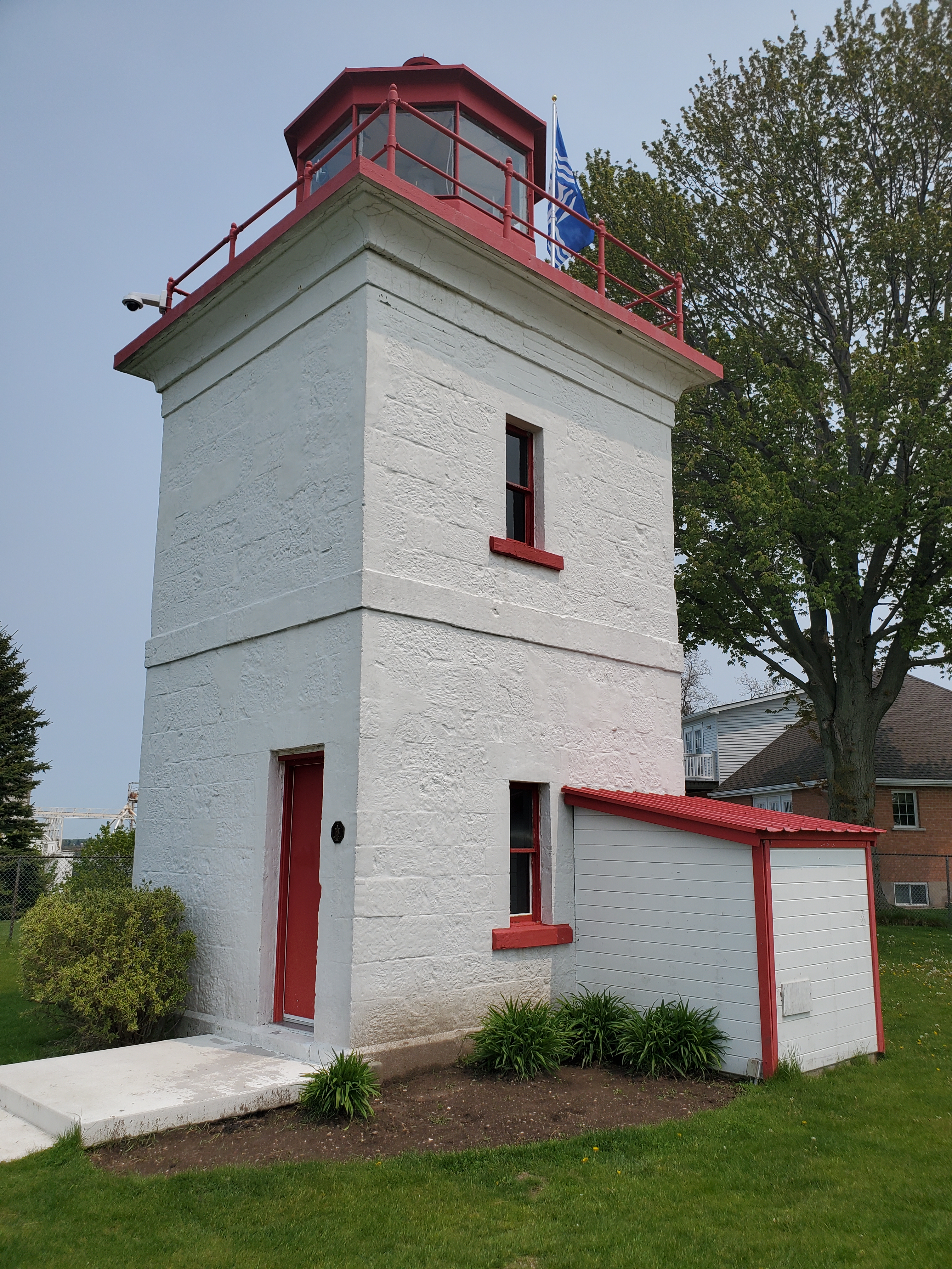 The lighthouse in Goderich is the oldest lighthouse on the Ontario side of Lake Huron