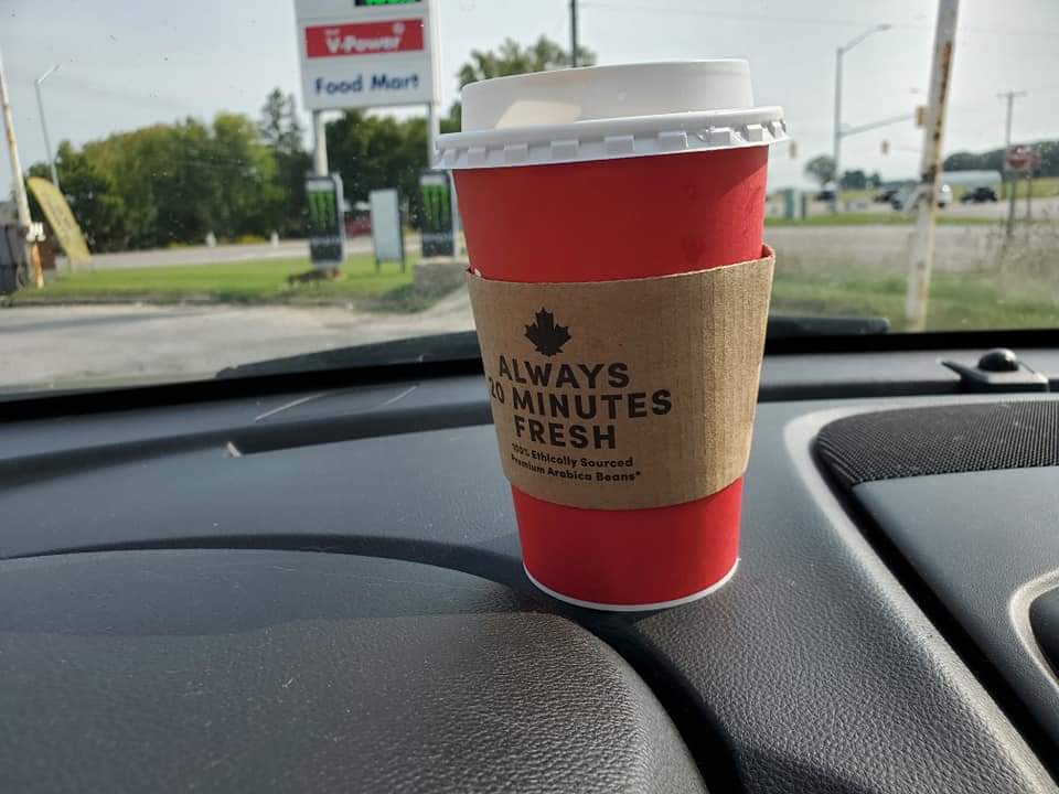 Before making a road trip to Owen Sound, grab a Timmie's coffee as there aren't many stops along the way