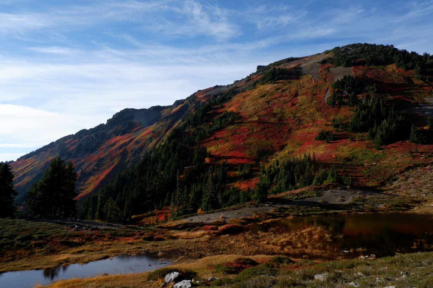 Mount Cheam is one of the best hikes in British Columbia, Canada to view the colours of Autumn