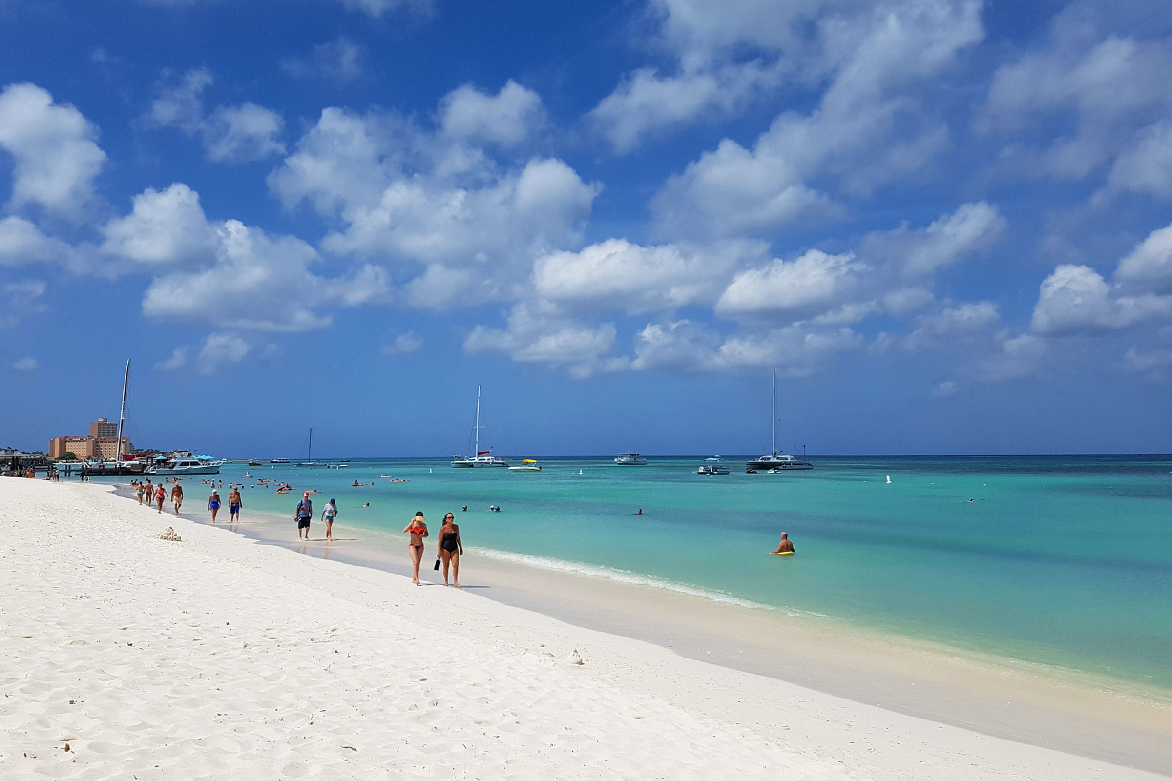 Aruba boasts some of the most beautiful beaches in the world and they're very safe for women travelling alone.