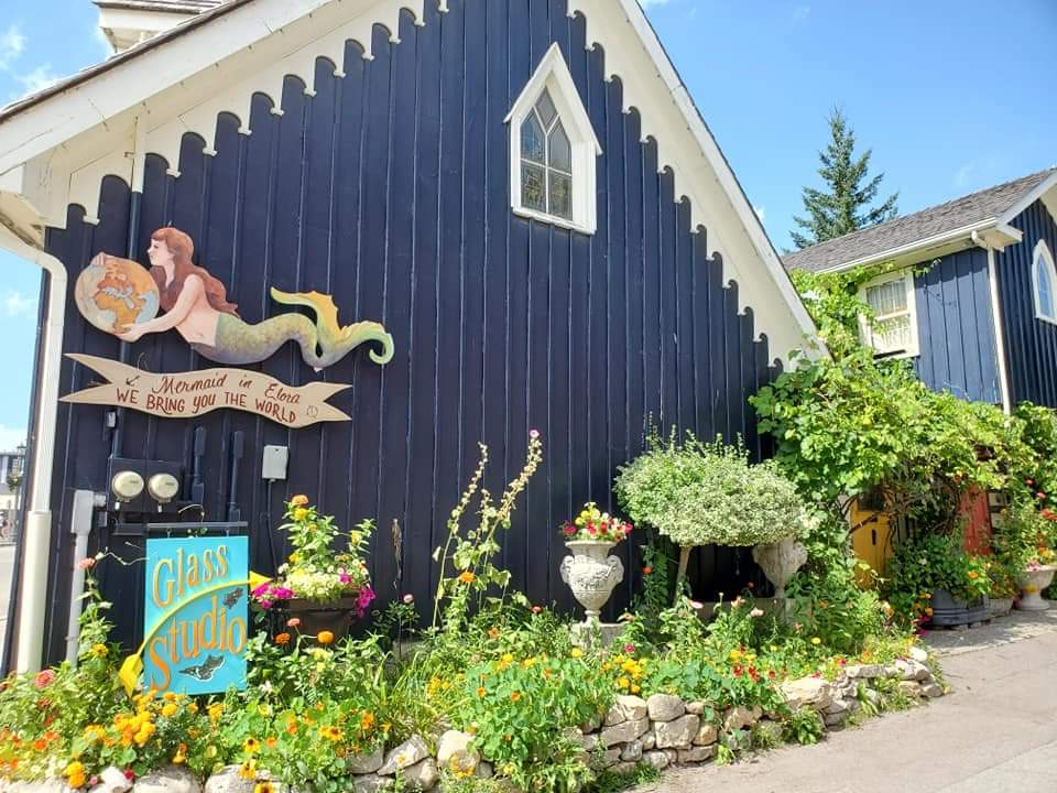 Look for the mermaid on my favourite shop when visiting downtown Elora