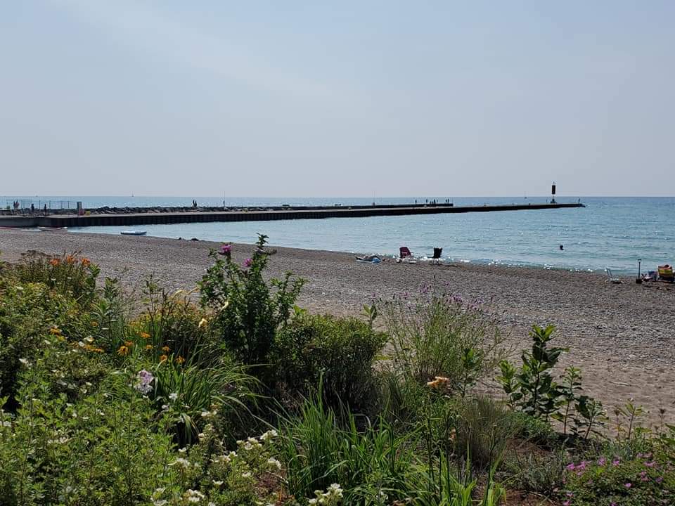 The beaches on the north side of Kincardine are calmer and provide playgrounds and picnic areas for families with young children