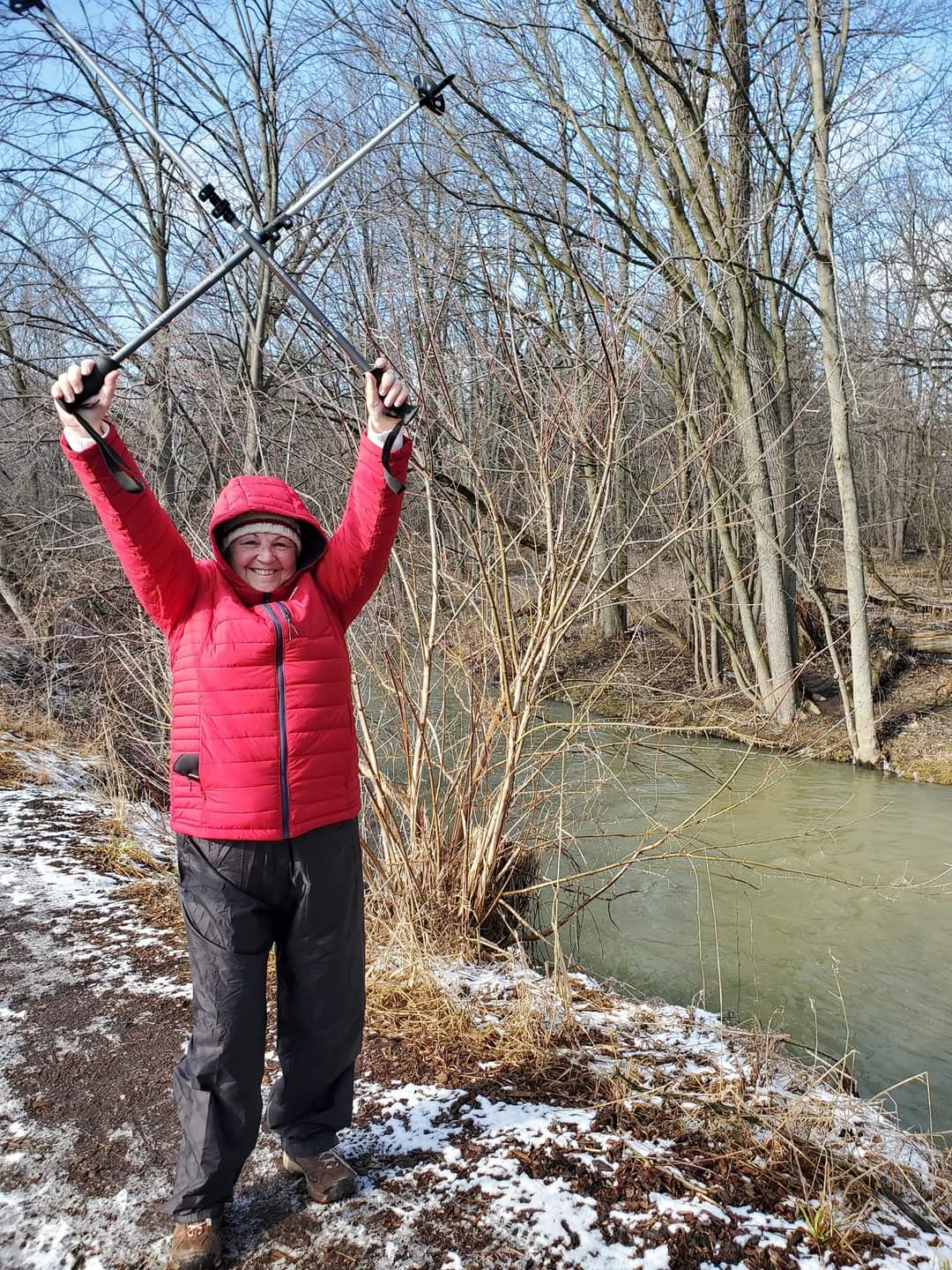 It's important to dress for the weather when going for a hike, even if it's a short hike