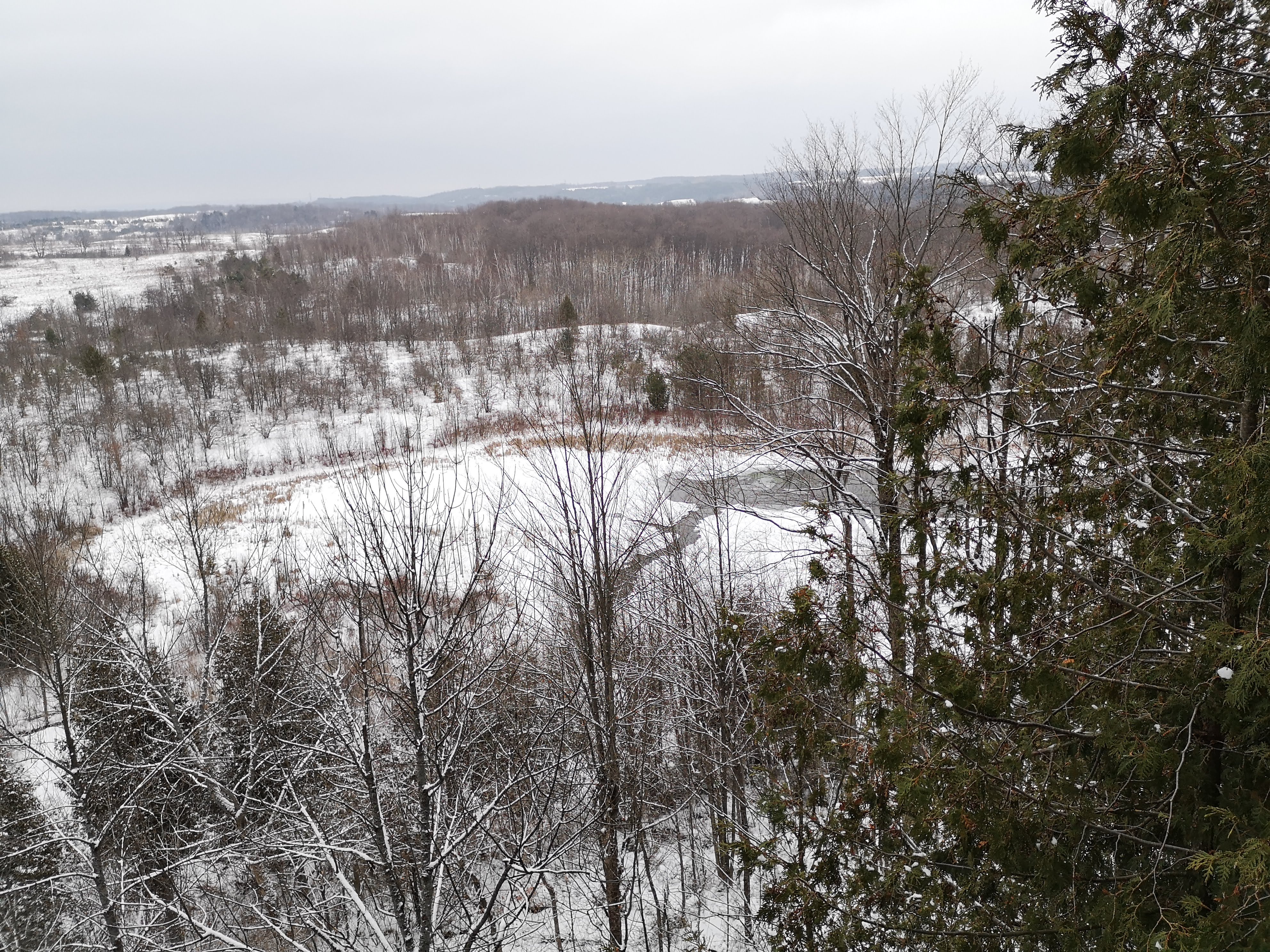 The Lookout Trail at Mono Cliffs Provincial Park is the perfect Winter destination for hikers.  Reservations are required in advance