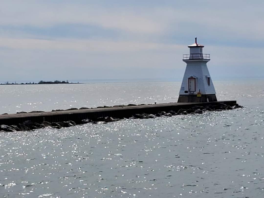 The Port Elgin lighthouse which you can find when on the Lake Huron Lighthouse Trail road trip