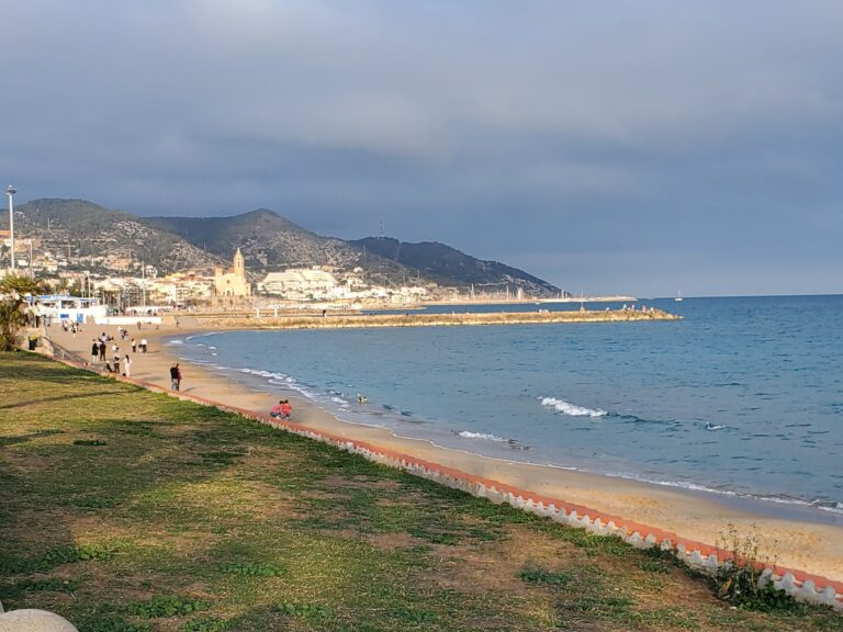 The Town of Sitges is a fun day trip from Barcelona for female solo travellers