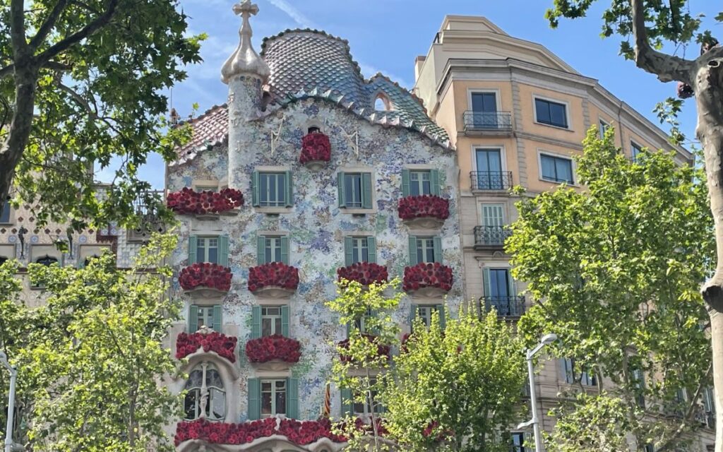 When visiting Barcelona, be sure to visit Gaudi's creations.  They are everywhere.