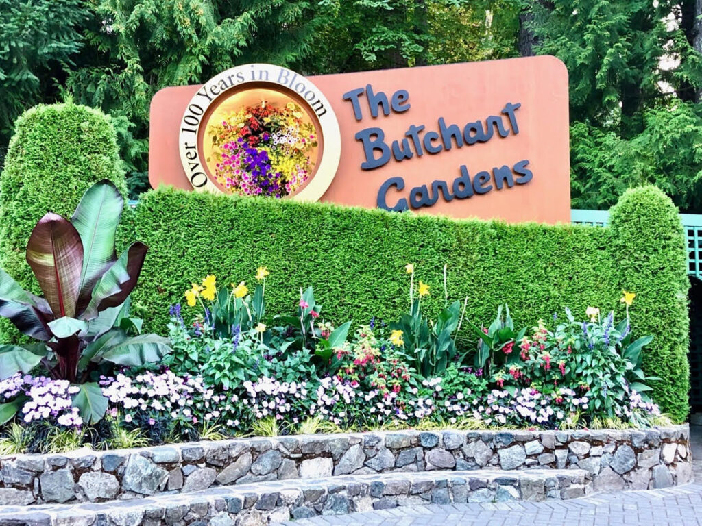 Wandering around Butchart Gardens in Victoria is the perfect way to spend a peaceful day