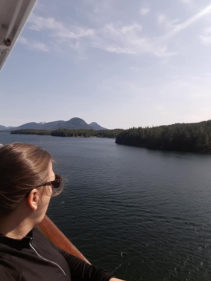 Taking in the beauty of cruising Alaska's Inside Passage alone from my balcony