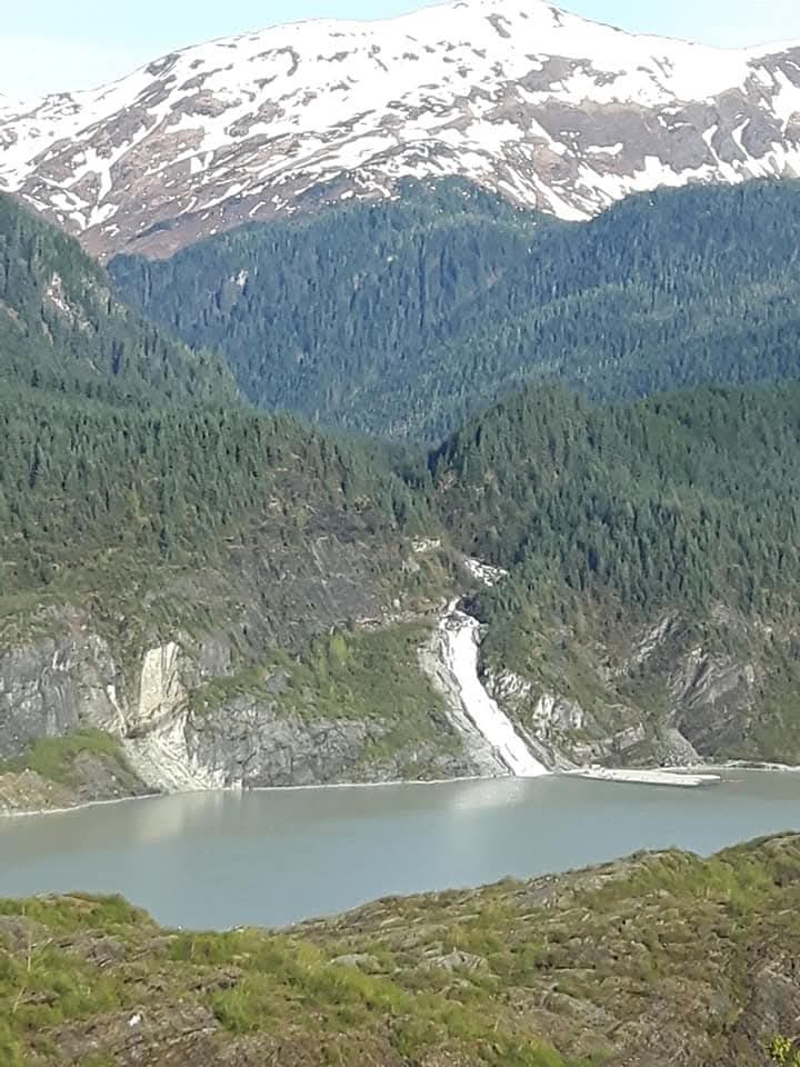 When exploring Alaska's Inside Passage solo, I booked a tour to hike up to the Mendenhall Glacier