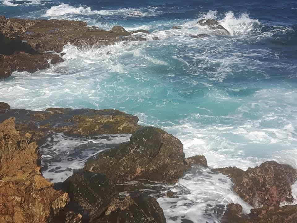 Visiting the Natural Bridge when in Aruba on an ABC Islands cruise with Princess Cruises