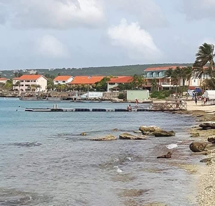 beach in Bonaire visited when on an ABC Island cruise with Princess Cruises