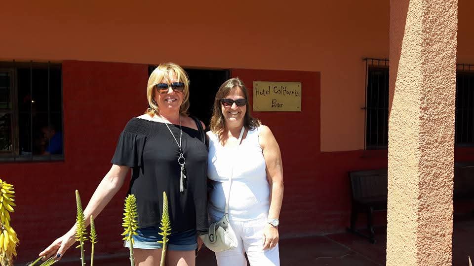 My new friend and I that a met on a tour from Los Cabos to Hotel California