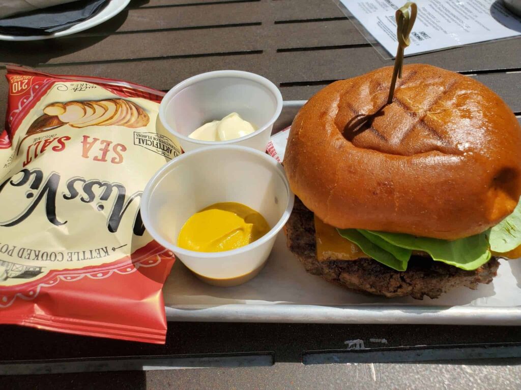 Enjoy lunch poolside at the Hilton Fort Lauderdale Marina