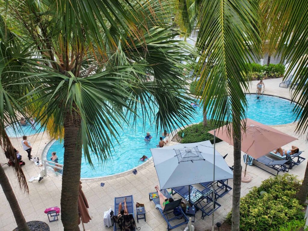 Enjoying a mini vacation during my pre cruise stay at the Hilton Fort Lauderdale Marina